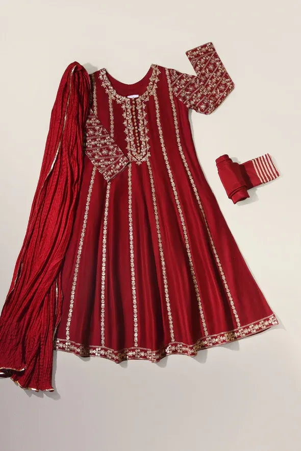 AGHA NOOR BRIDAL Bia Maroon