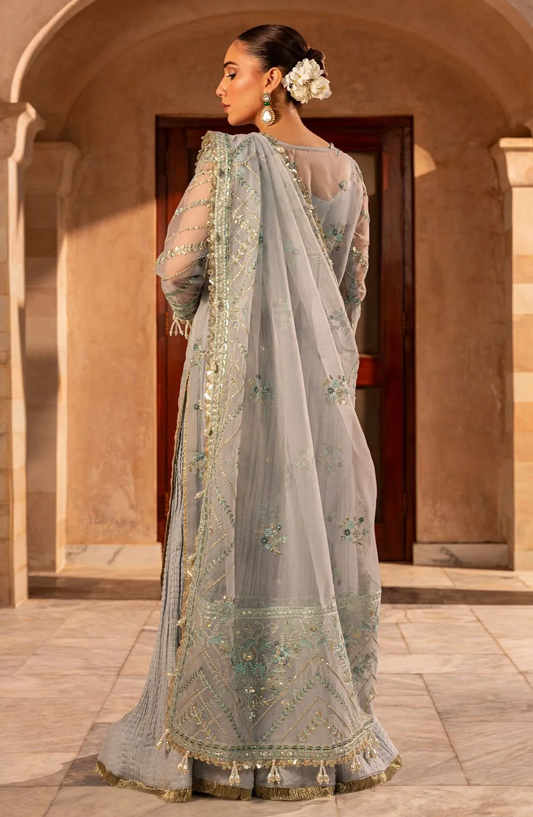 AYLIN AQUA FORMAL DRESS