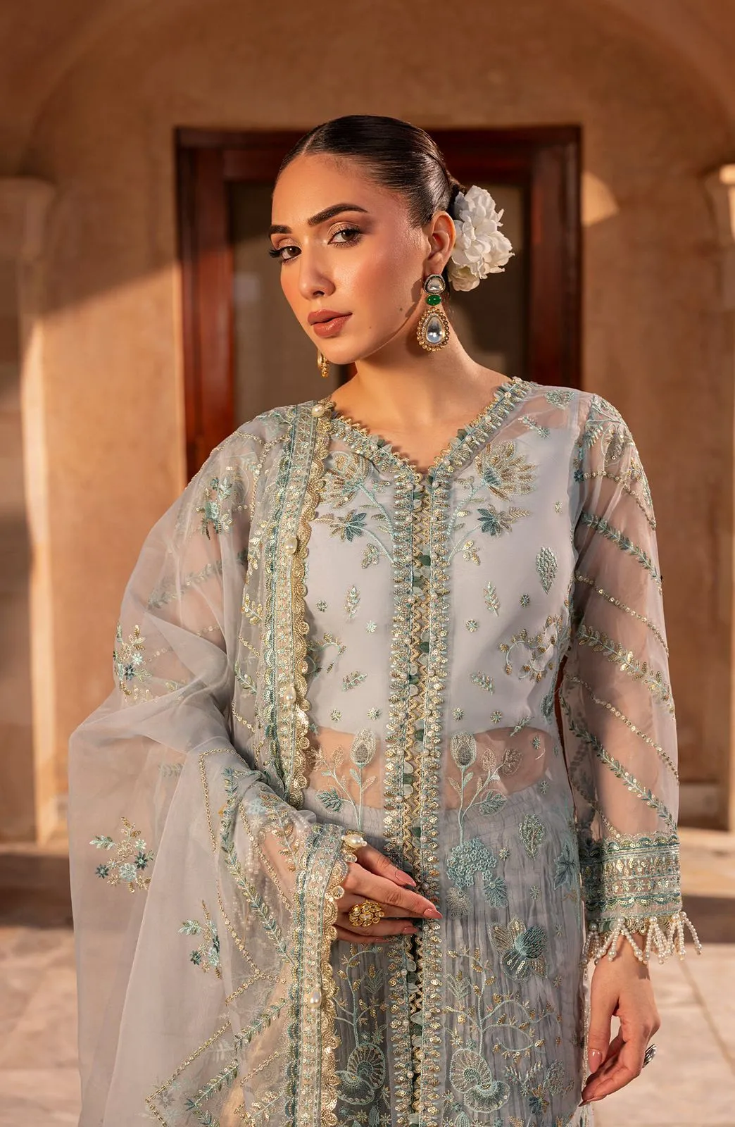 AYLIN AQUA FORMAL DRESS