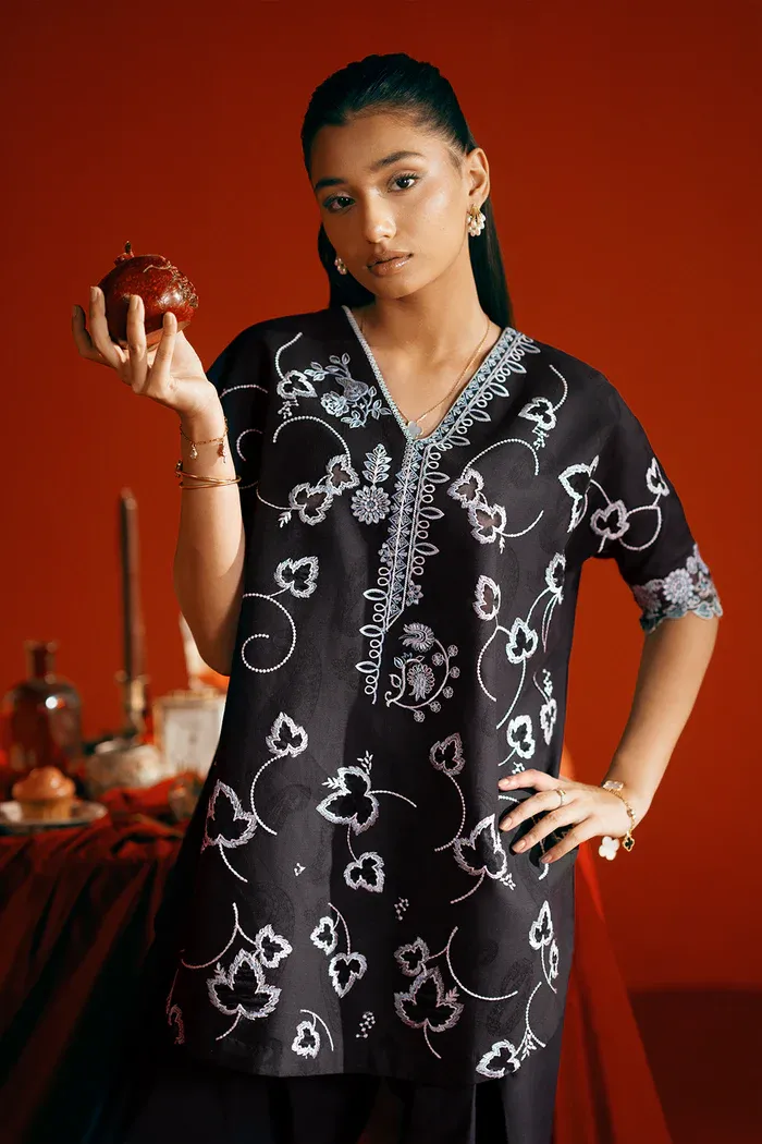 SAIRA RIZWAN JOOLIE BLACK - JBP25-06