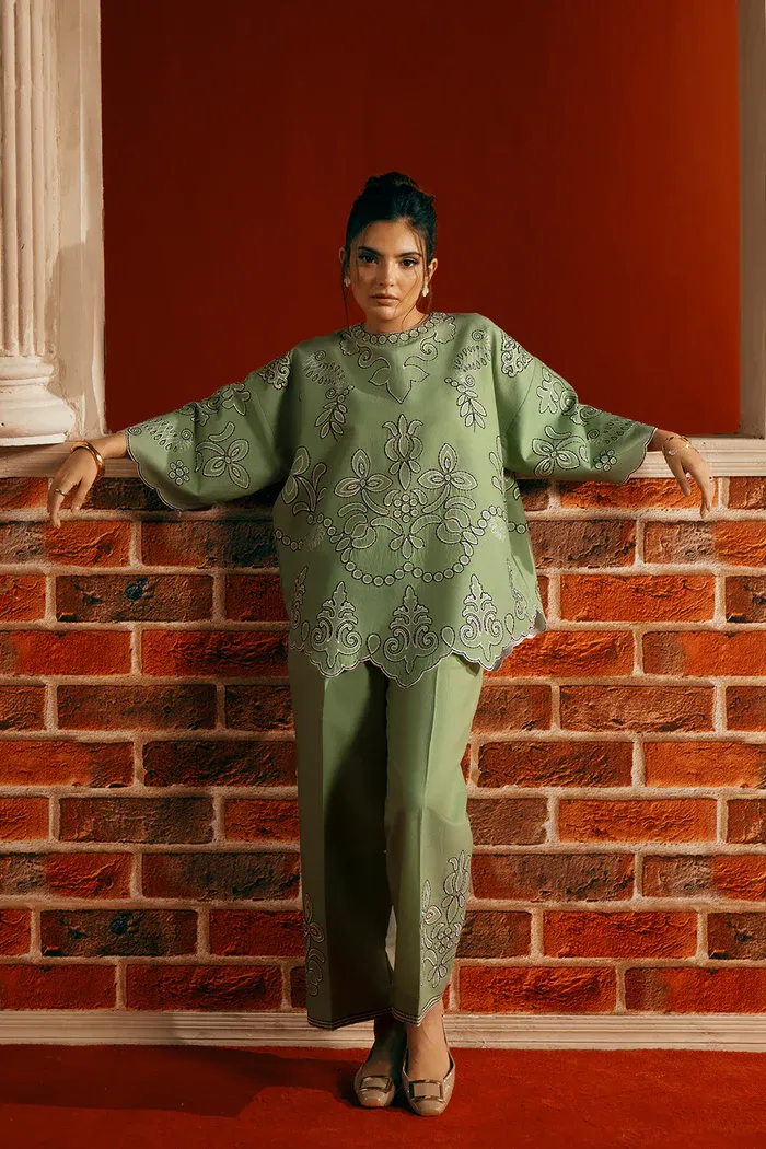 SAIRA RIZWAN JOOLIE GREEN - JBP25-10