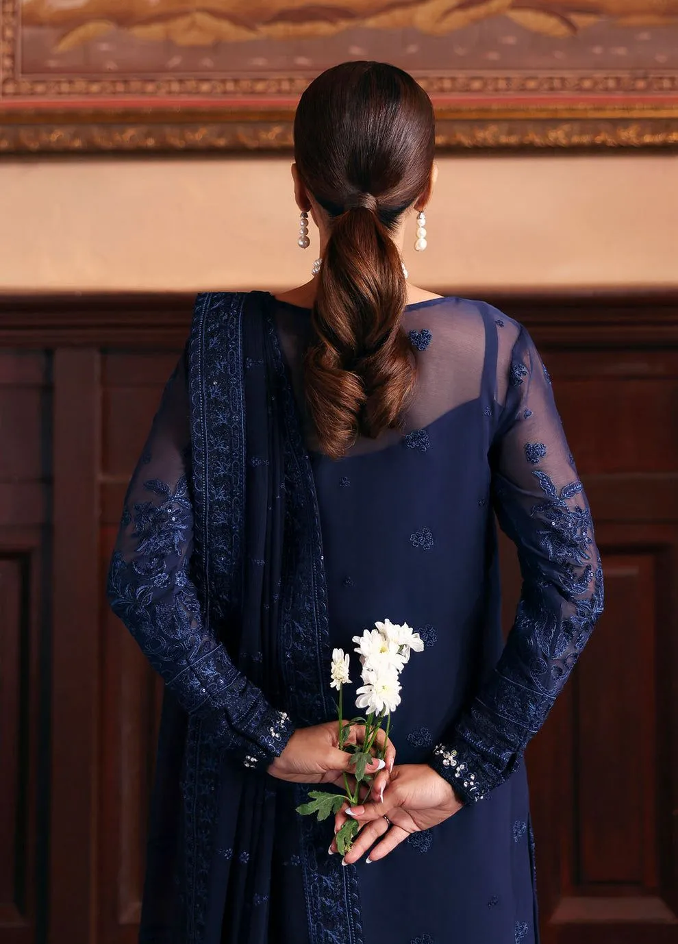 GULAAL EVAYNA EMBROIDERED CHIFFON LEESHA D-33