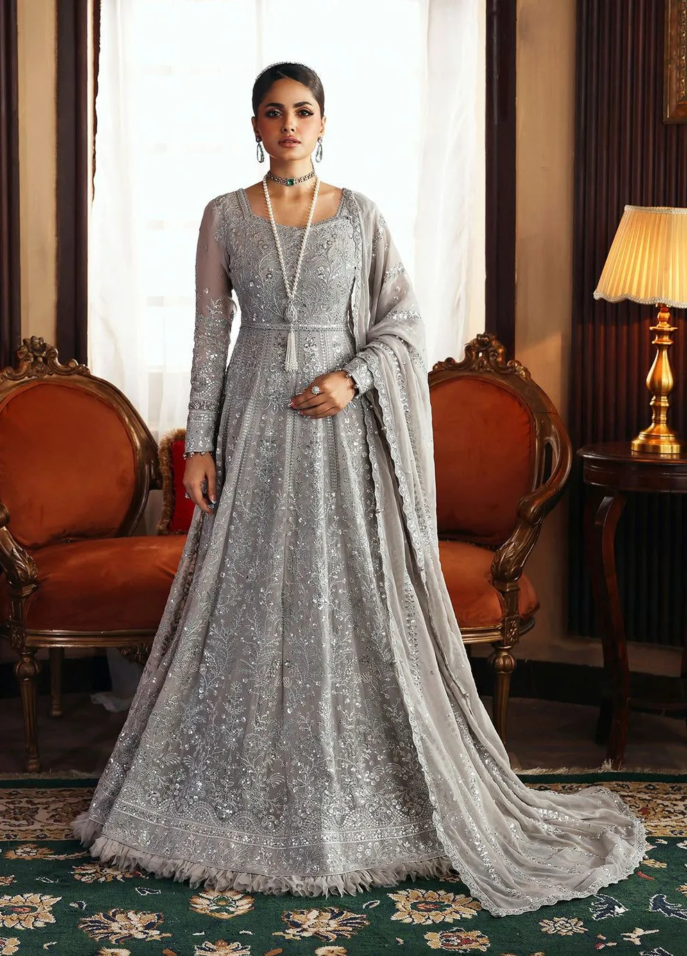 GULAAL EVAYNA EMBROIDERED CHIFFON SHEYZA D-28