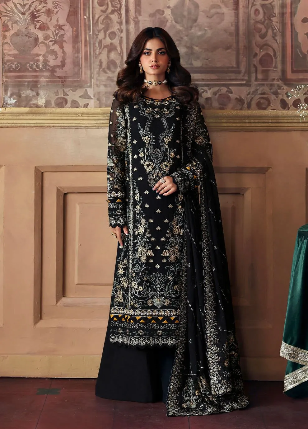 GULAAL EVAYNA EMBROIDERED CHIFFON DEENAH D-32