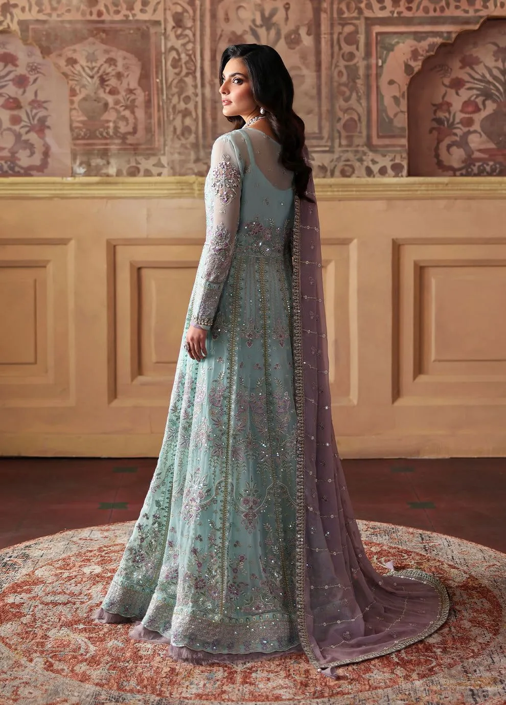 GULAAL EVAYNA EMBROIDERED CHIFFON DELINA D-31