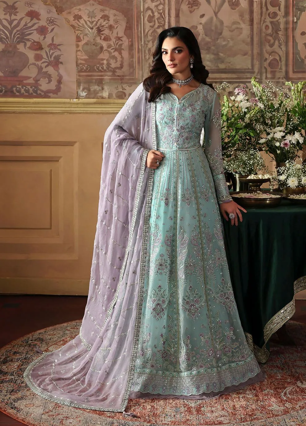 GULAAL EVAYNA EMBROIDERED CHIFFON DELINA D-31