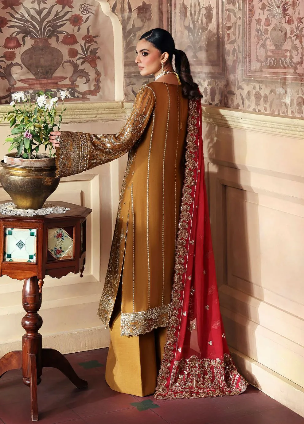 GULAAL EVAYNA EMBROIDERED CHIFFON DINARA D-34