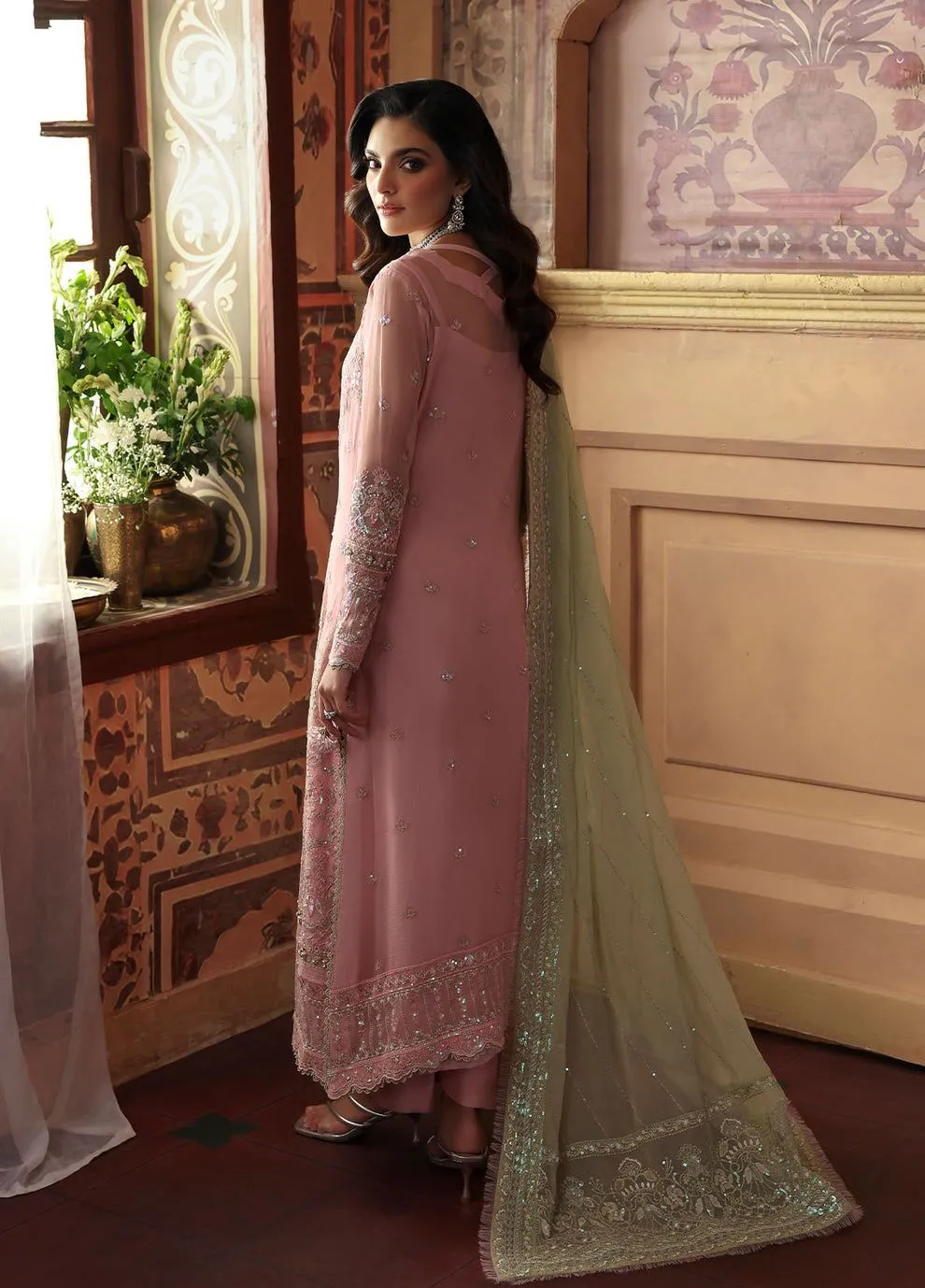 GULAAL EVAYNA EMBROIDERED CHIFFON LAYANA D-30