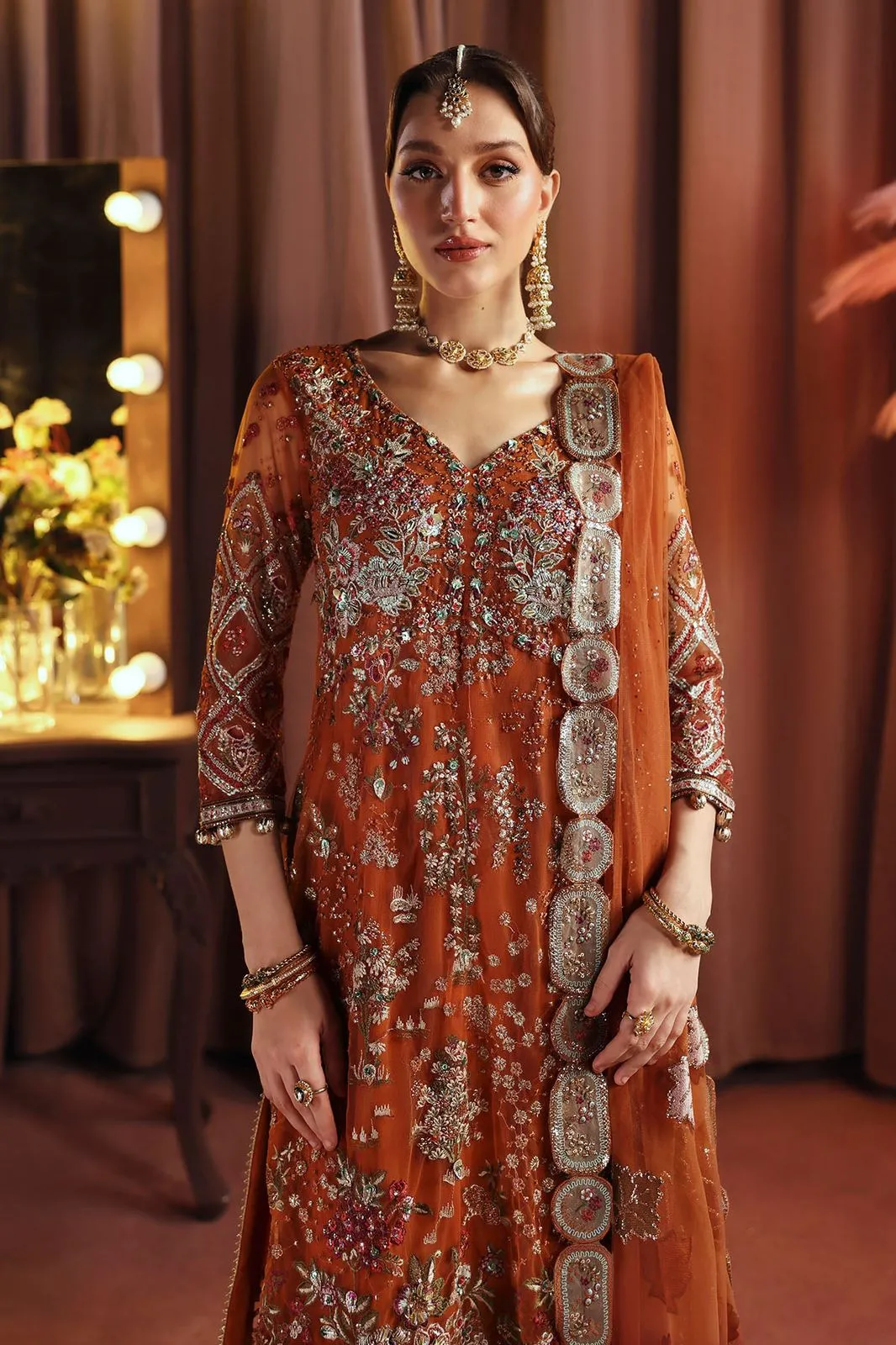 NUREH Jhoomro Unstitched NL-80 Zardozi