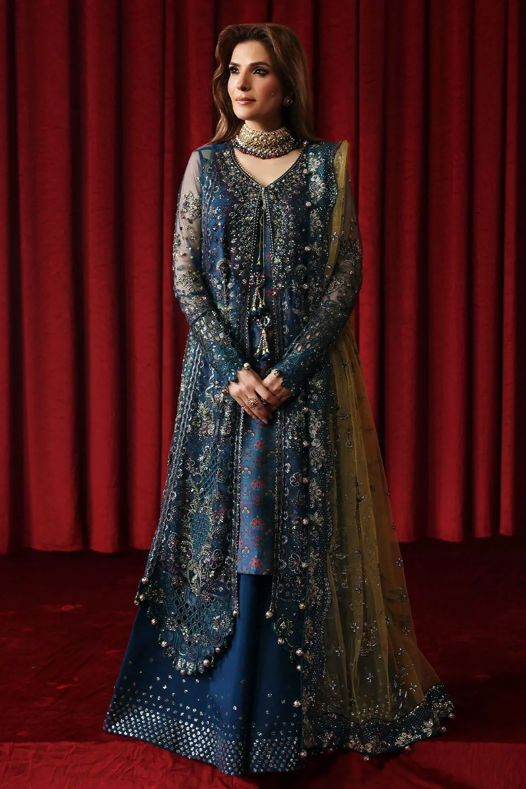 NUREH Jhoomro Unstitched NL-84 Resham