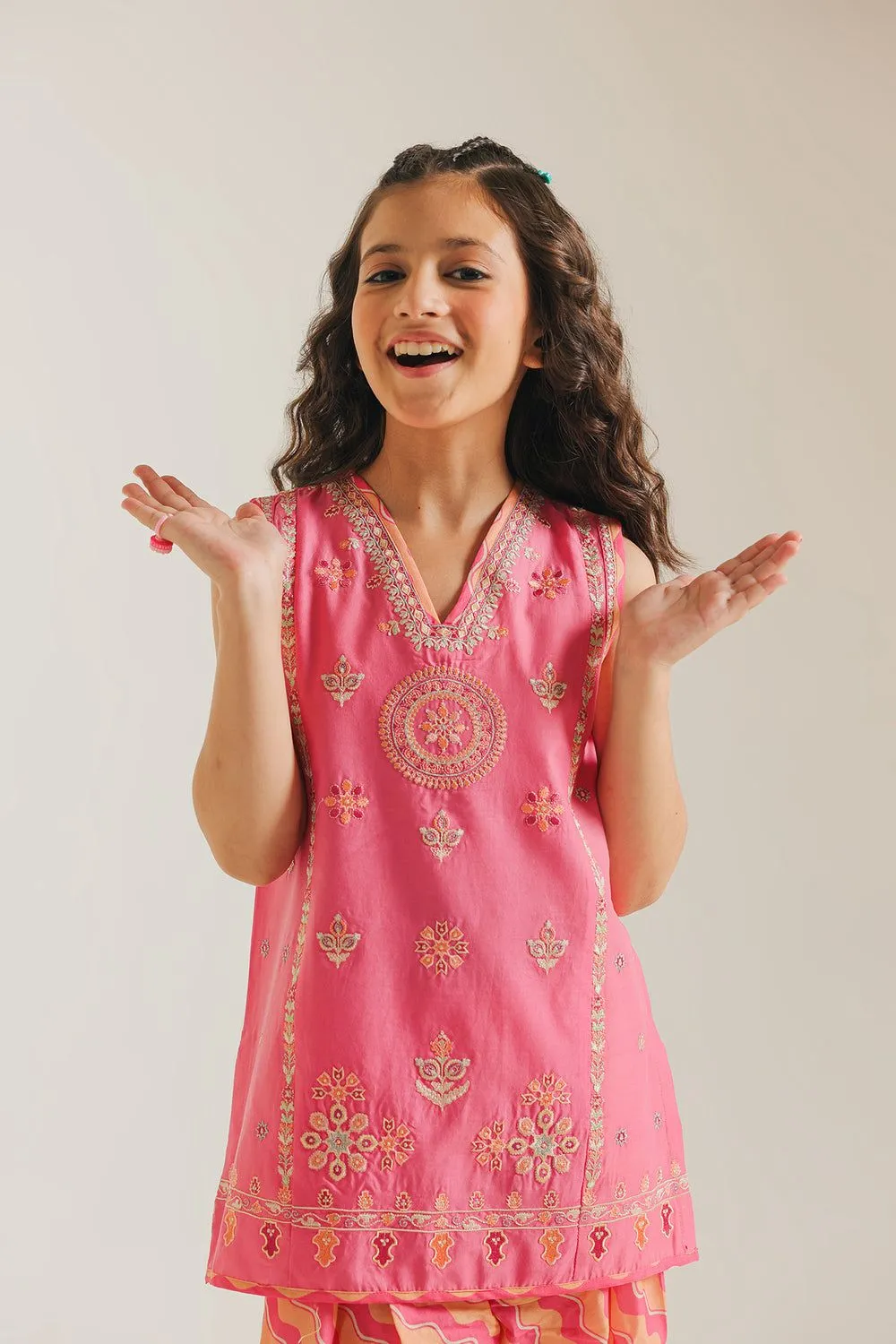 ETHNC KIDS EMBROIDERED SUIT