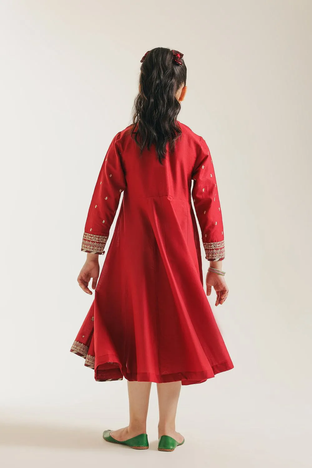 ETHNC KIDS EMBROIDERED PISHWAS