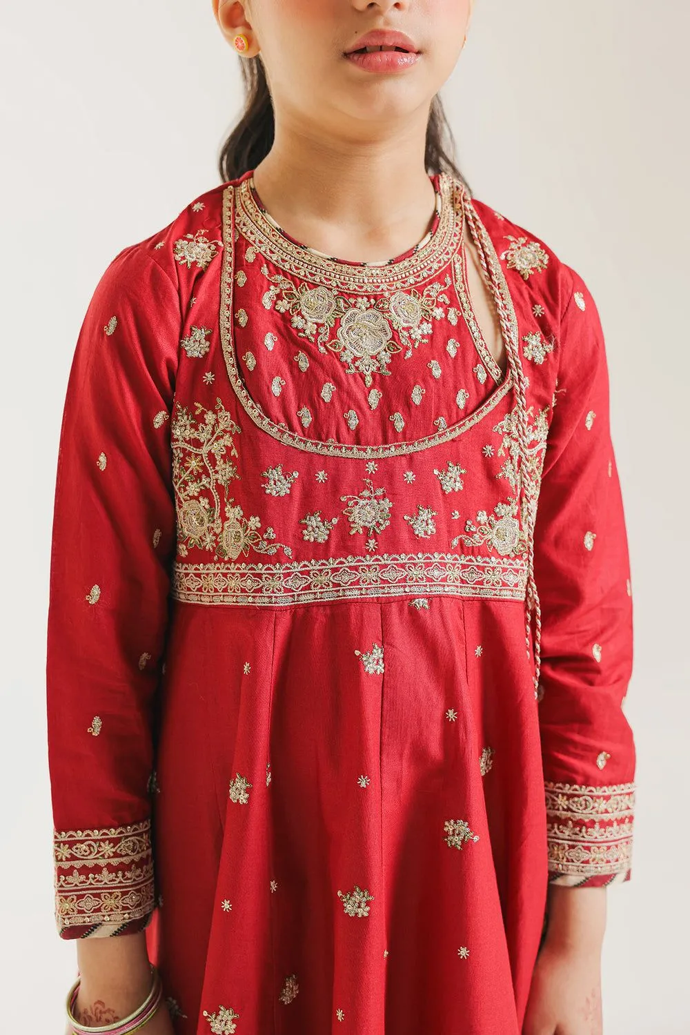 ETHNC KIDS EMBROIDERED PISHWAS