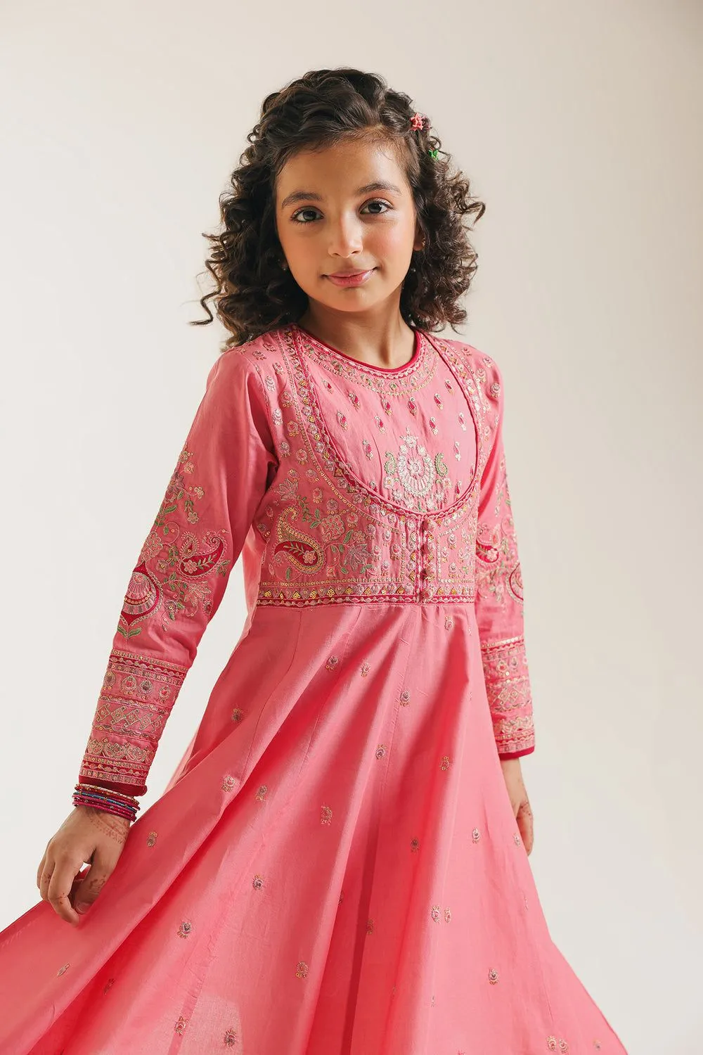 ETHNC KIDS EMBROIDERED PISHWAS