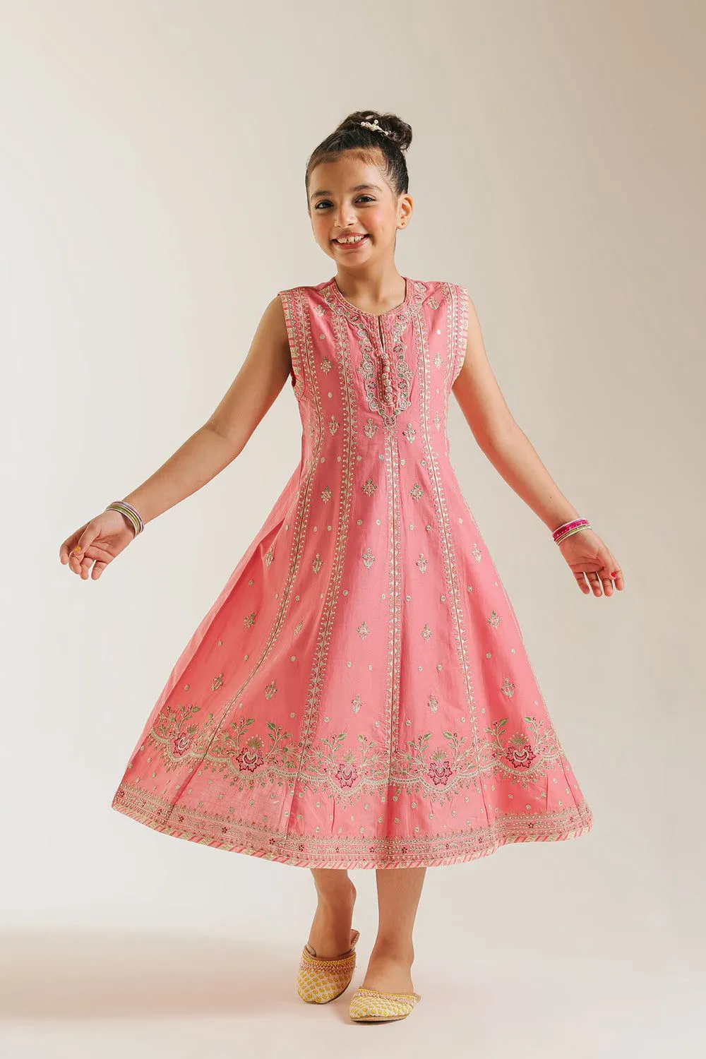 ETHNC KIDS EMBROIDERED PISHWAS