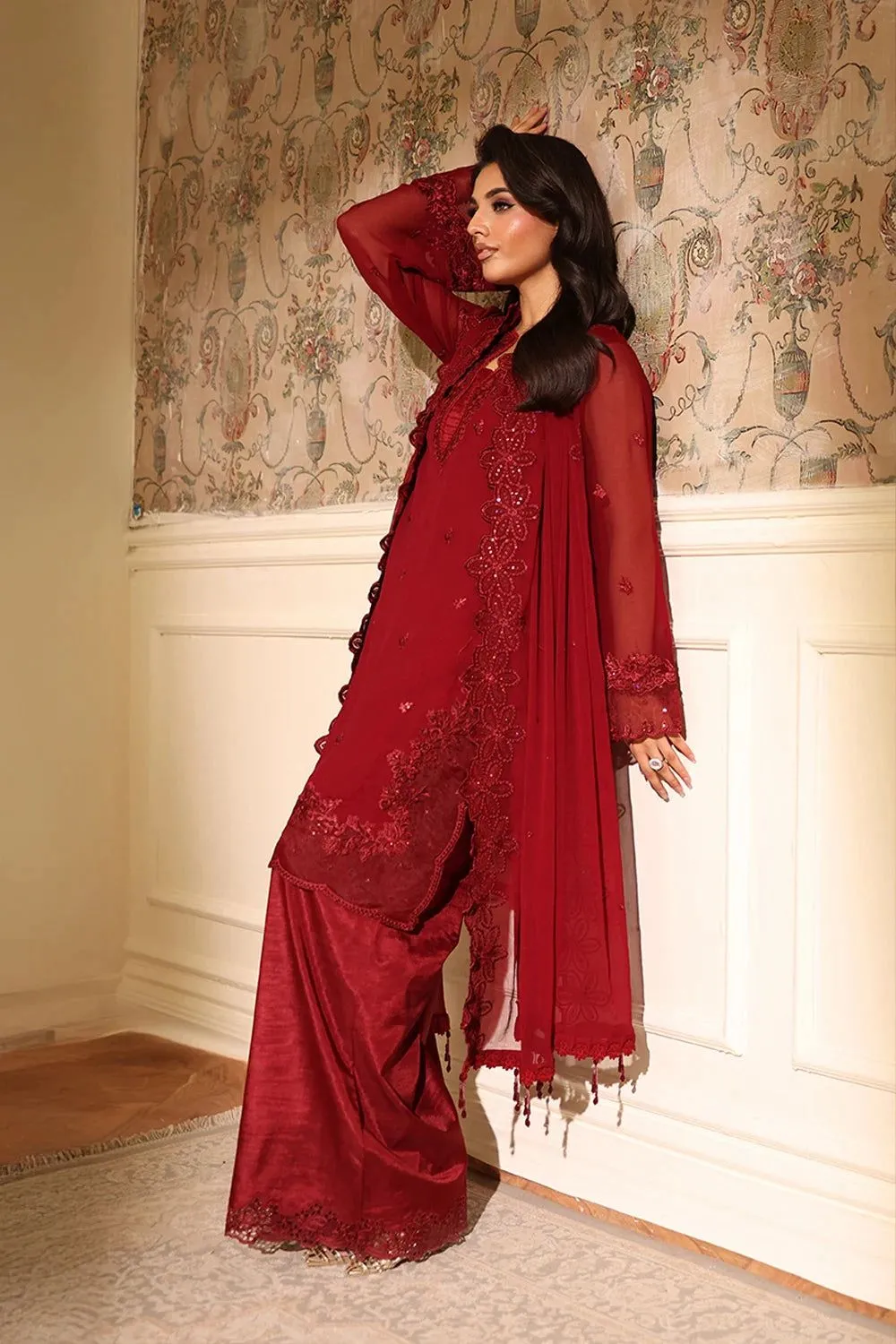 AZURE ENSEMBLES Cherry Veil