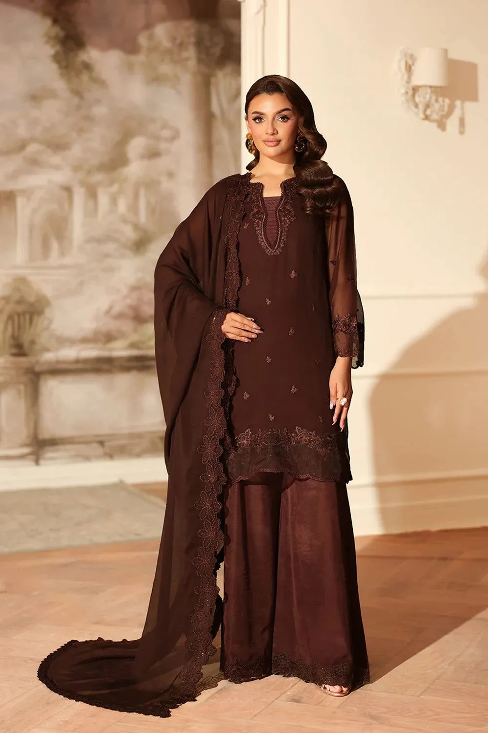 AZURE ENSEMBLES Cocoa Drape
