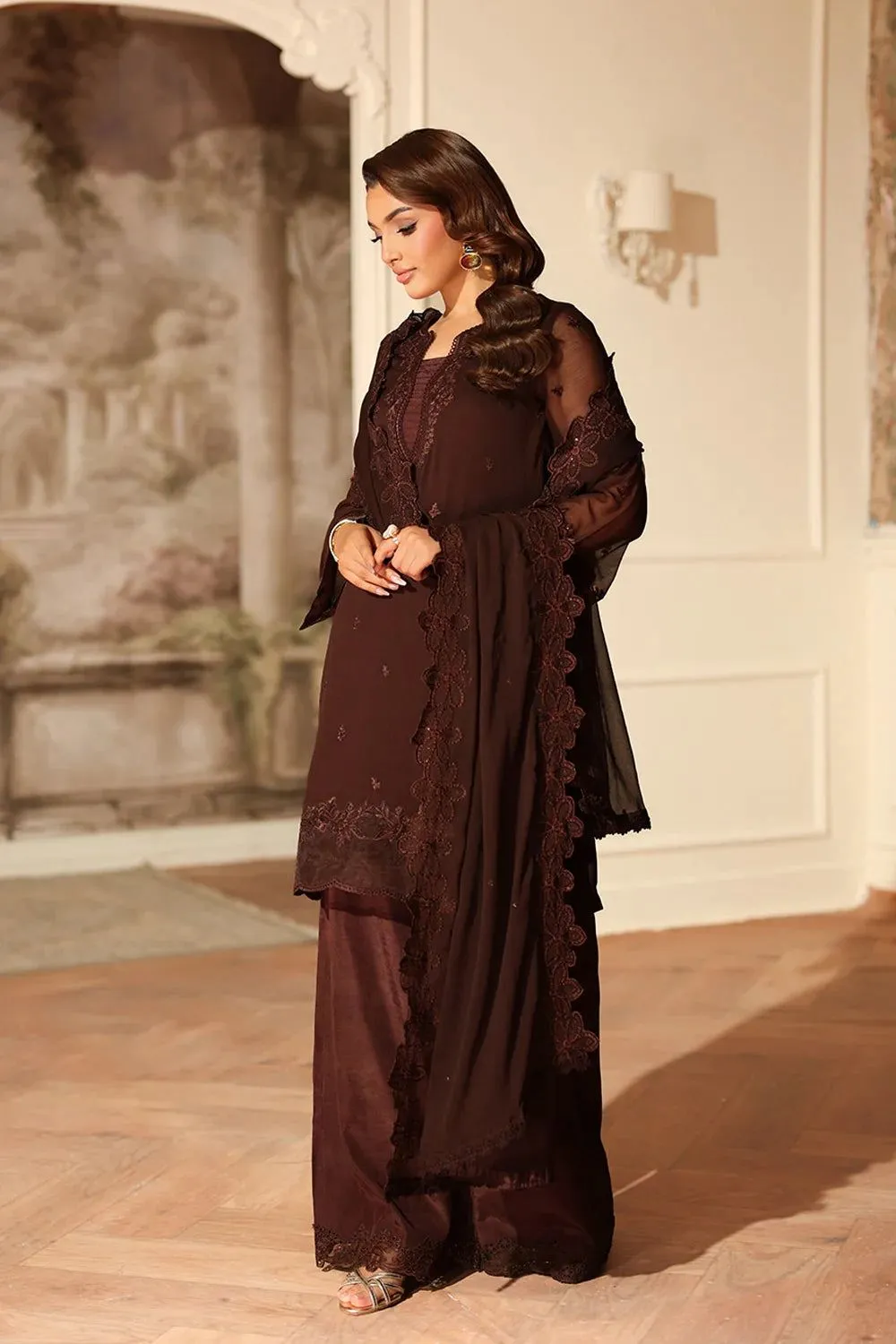 AZURE ENSEMBLES Cocoa Drape