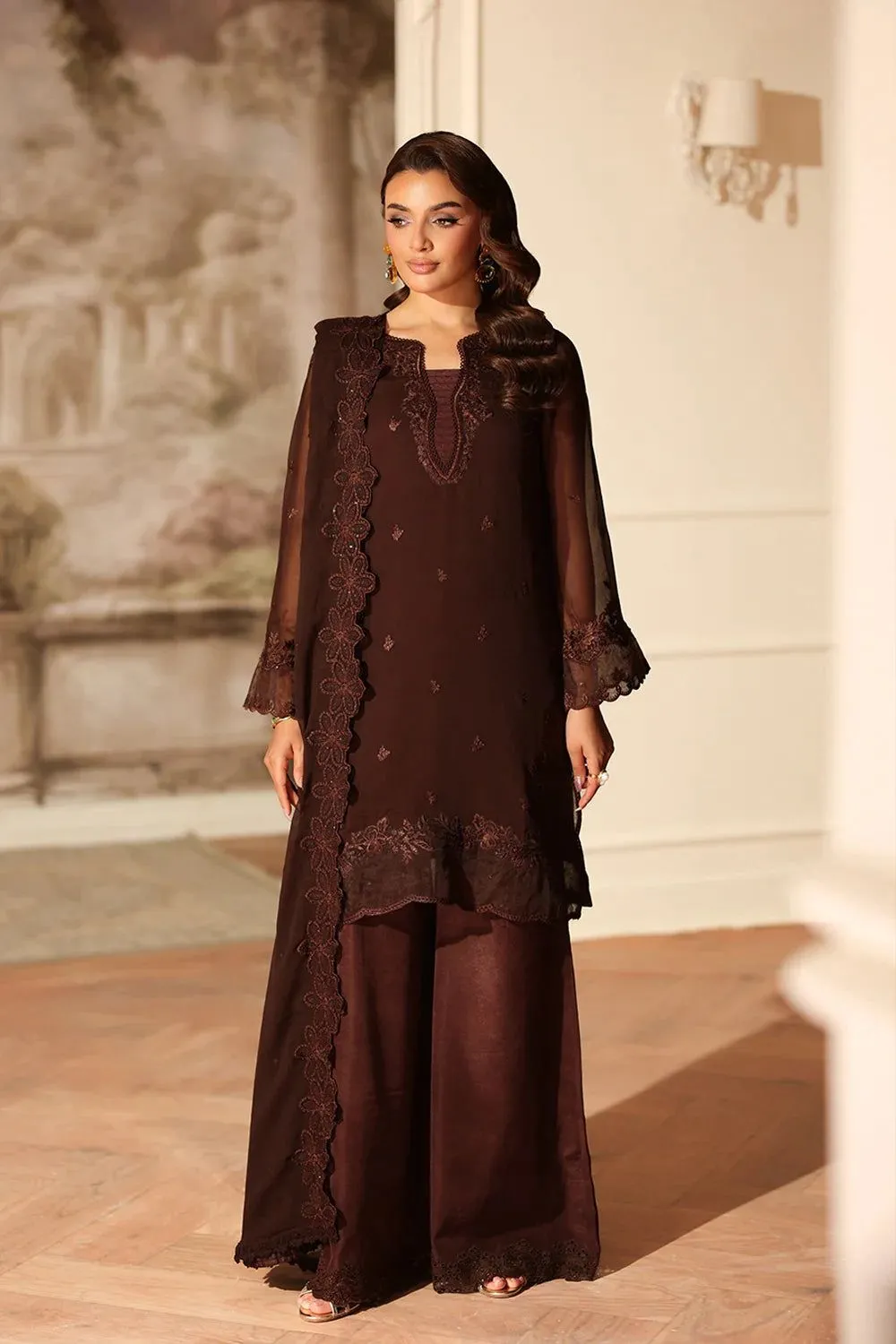 AZURE ENSEMBLES Cocoa Drape