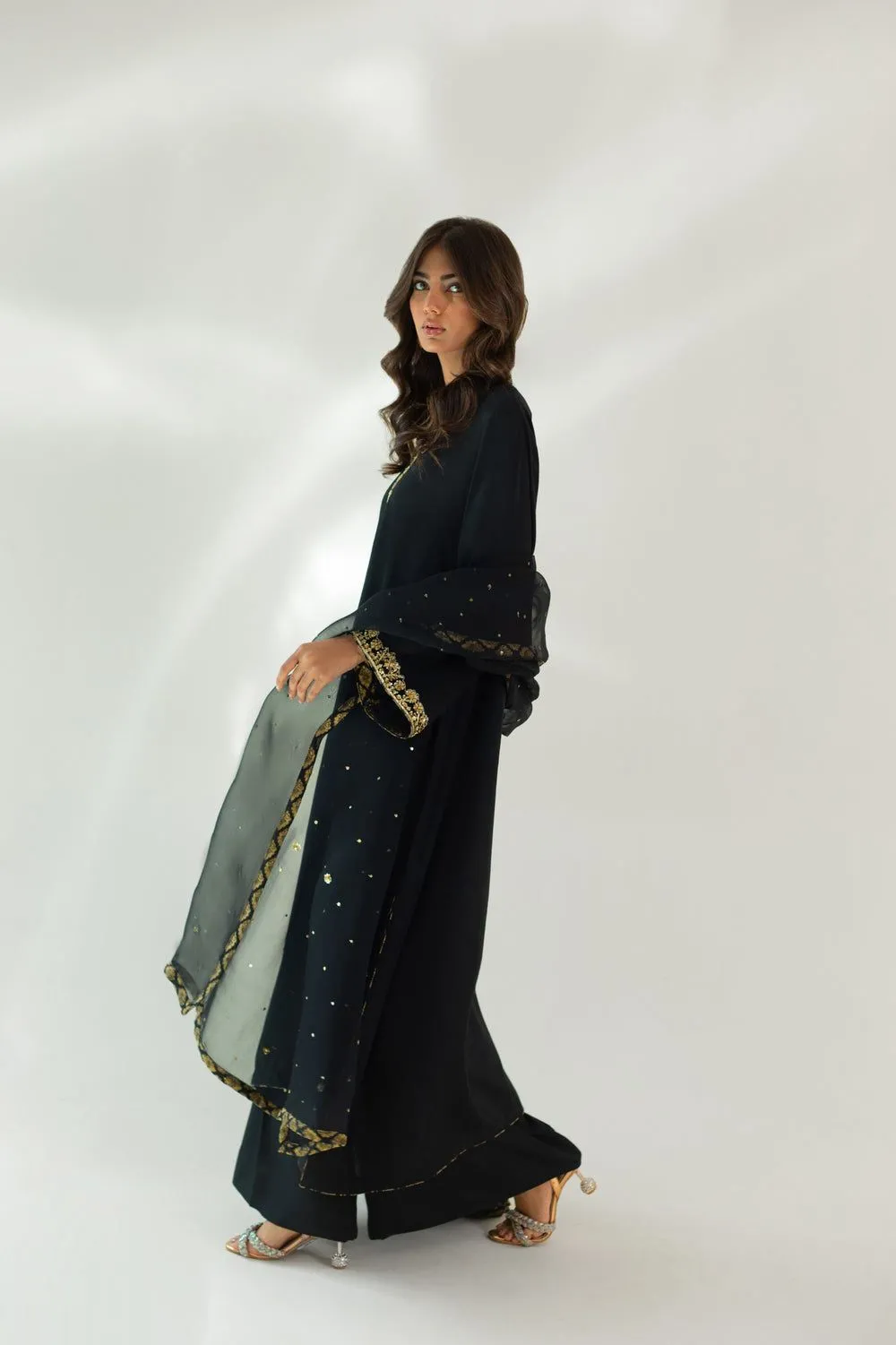AGHA NOOR BRIDAL BLACK DOVE