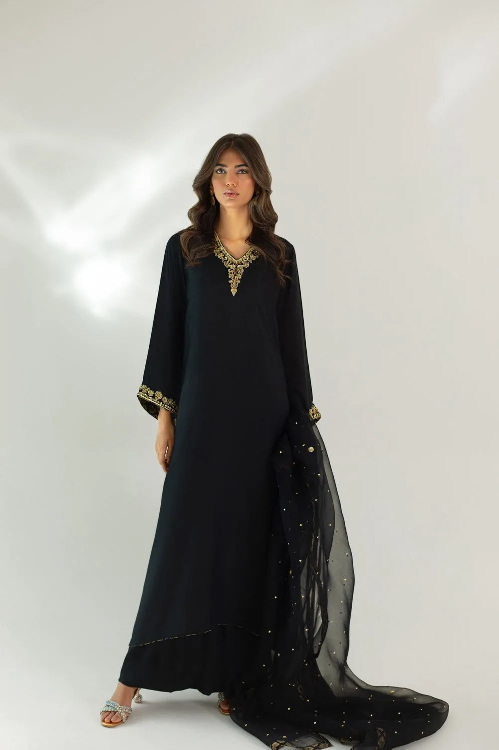 AGHA NOOR BRIDAL BLACK DOVE