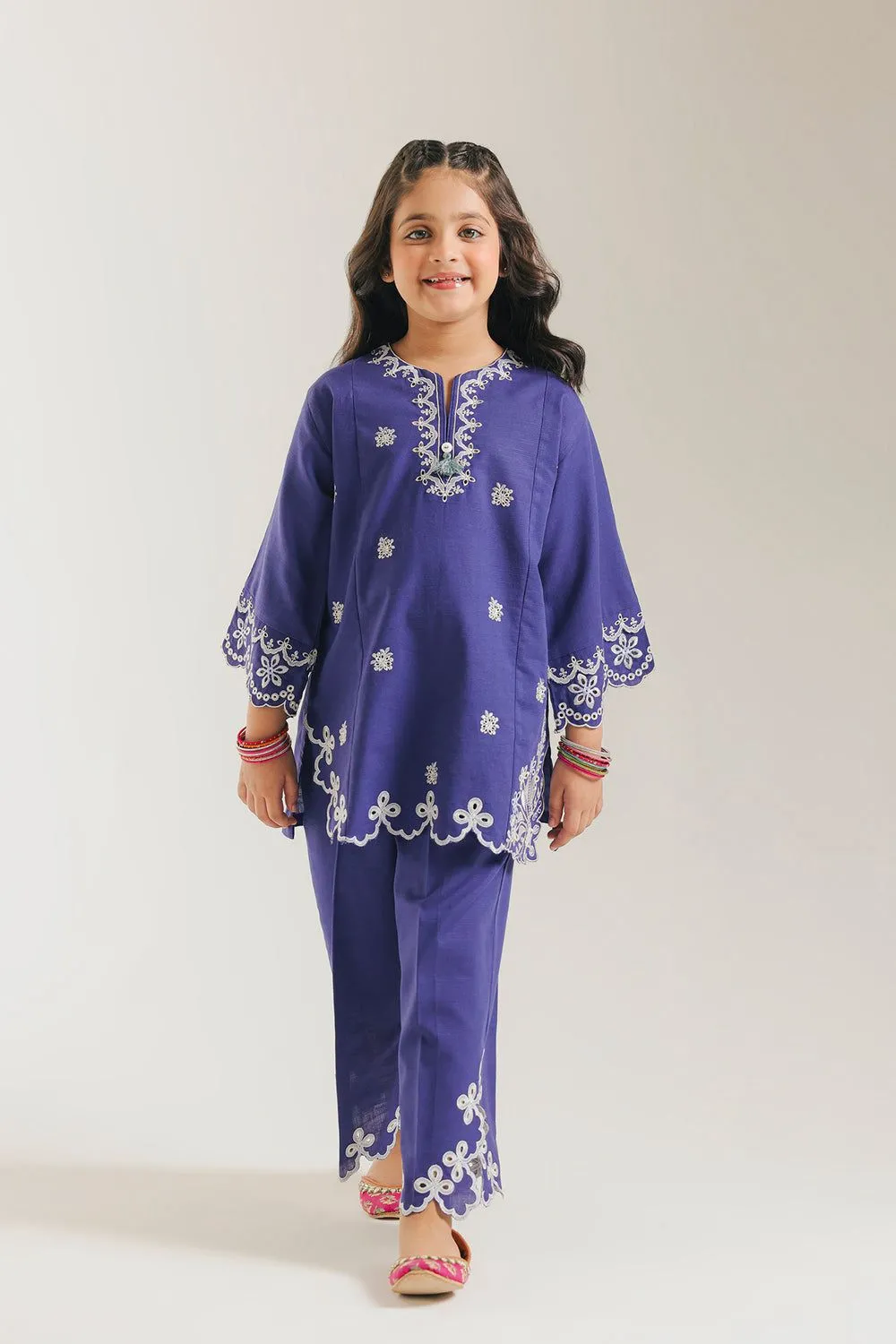 ETHNC KIDS EMBROIDERED SUIT