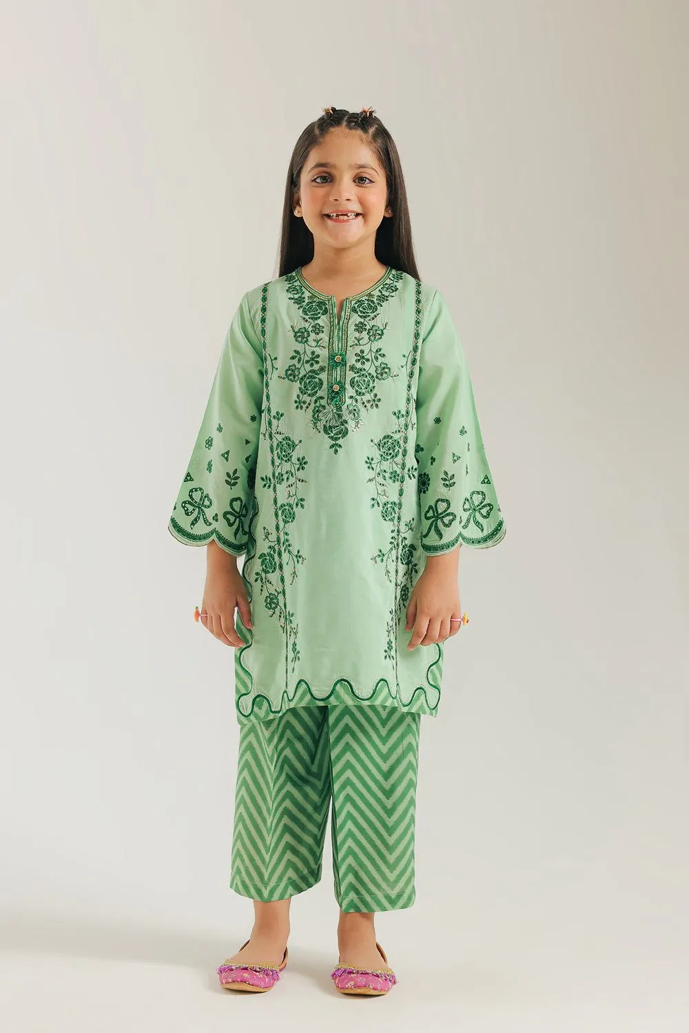 ETHNC KIDS EMBROIDERED SUIT