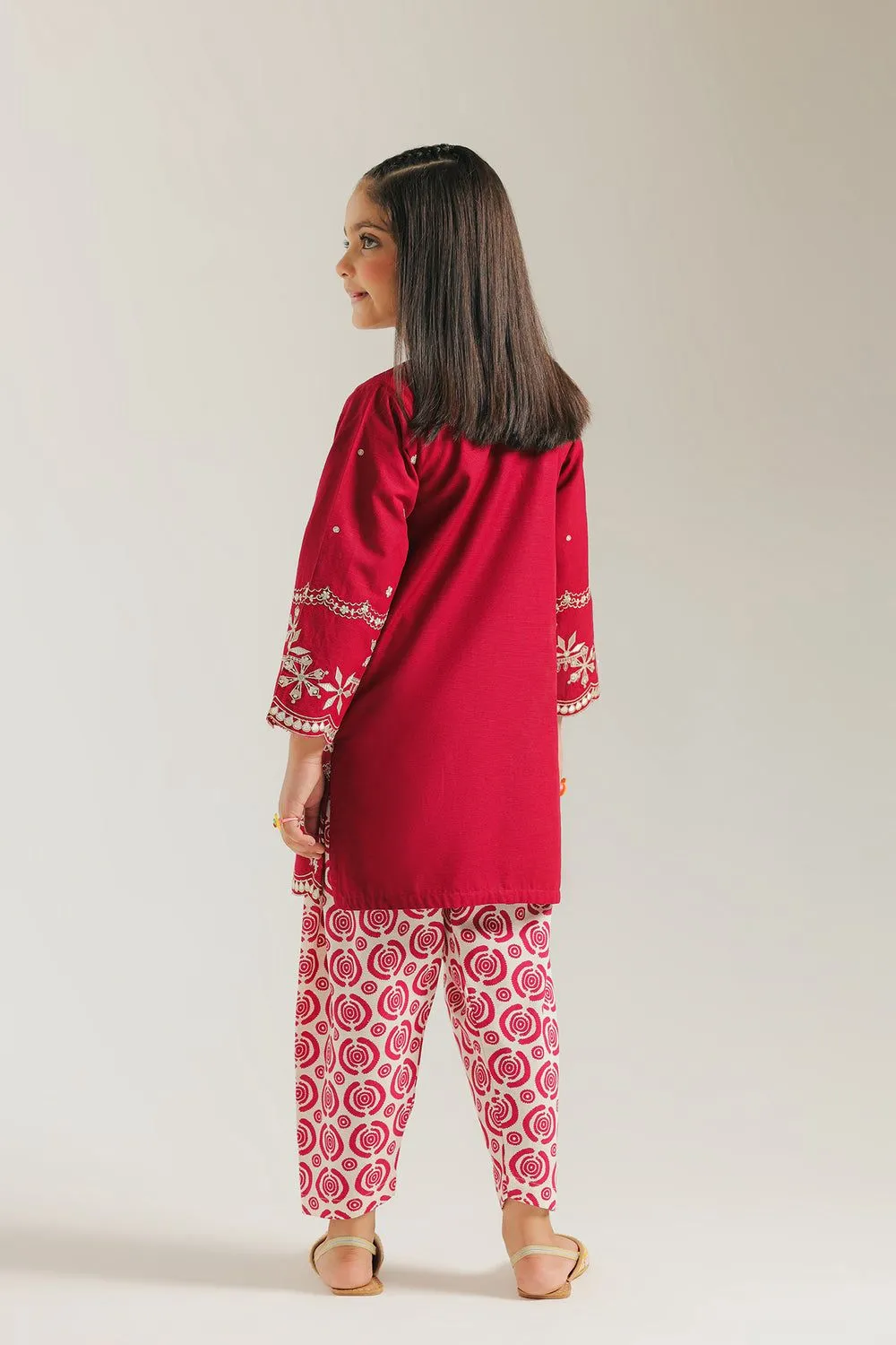 ETHNC KIDS EMBROIDERED SUIT
