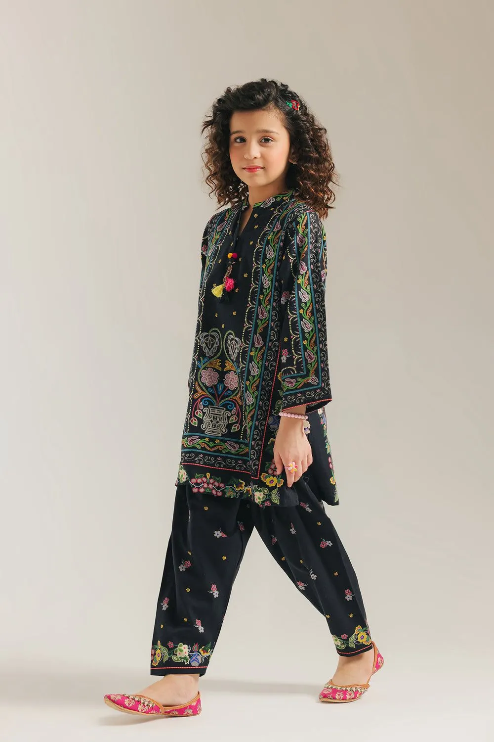 ETHNC KIDS PRINTED SUIT