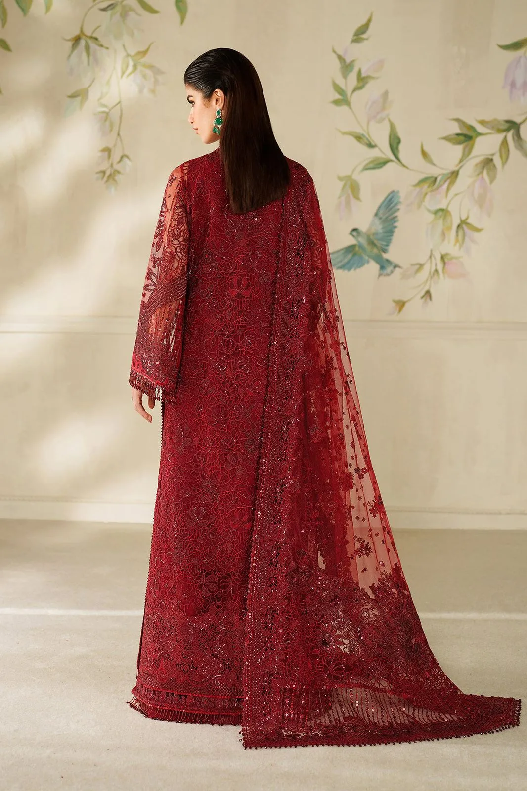 BAROQUE STITCHED EMBROIDERED NET CH14-01 