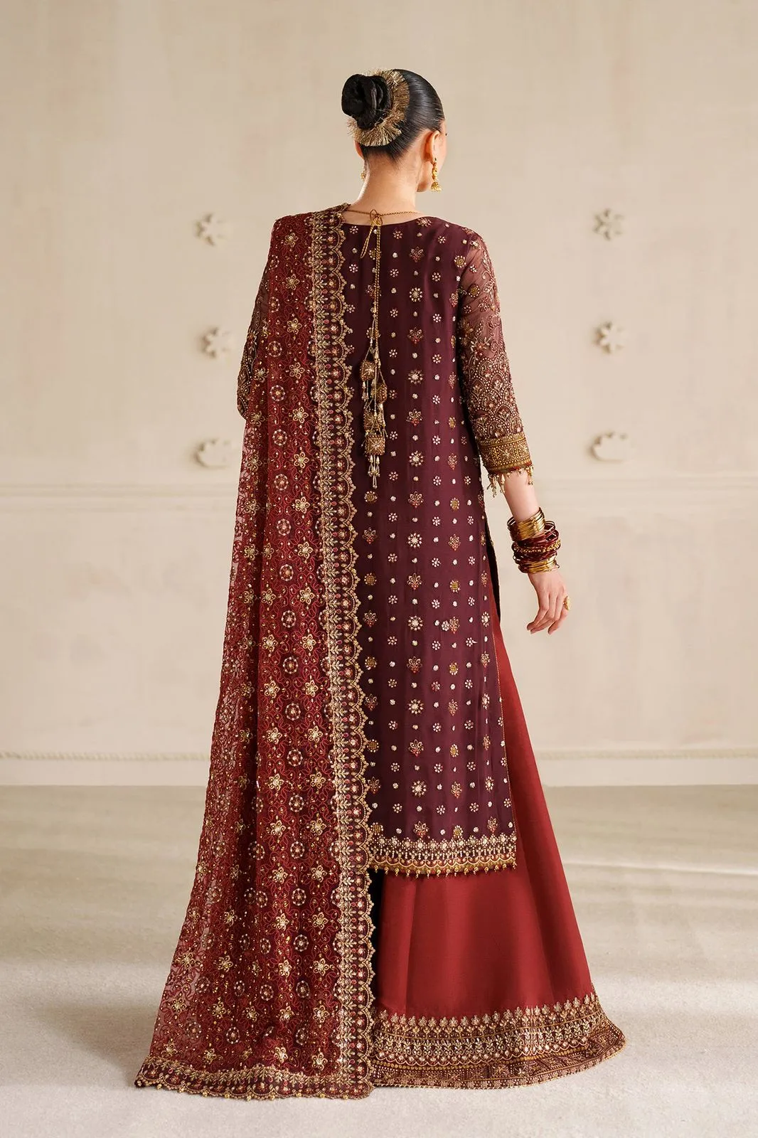 BAROQUE STITCHED EMBROIDERED CHIFFON CH14-07