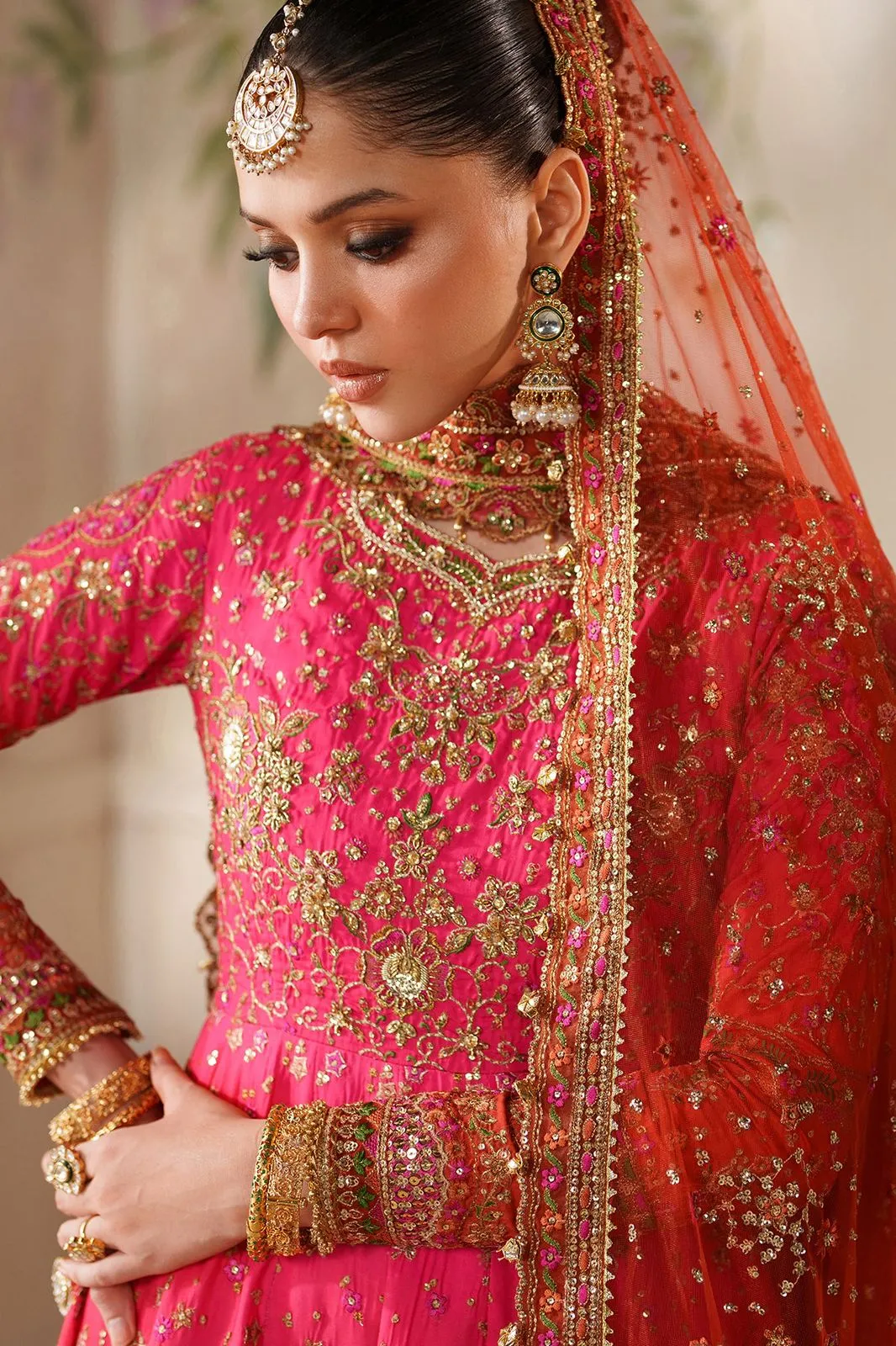 BAROQUE STITCHED EMBROIDERED SILK CH14-03 