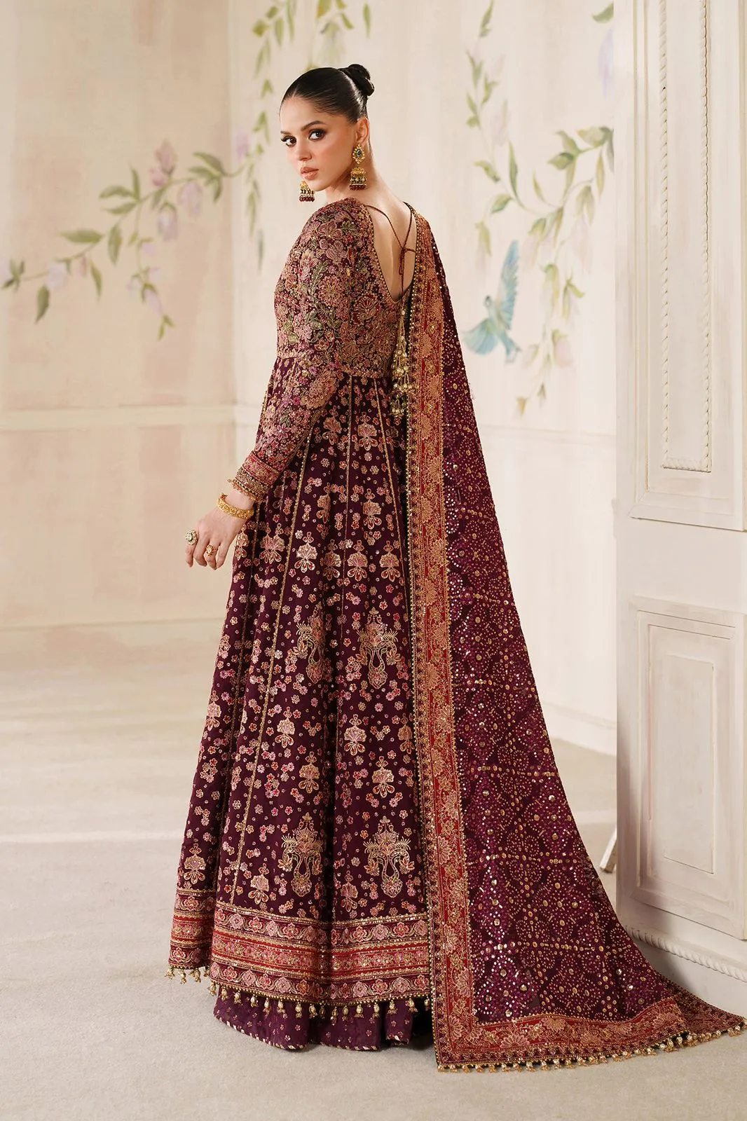 BAROQUE STITCHED EMBROIDERED CHIFFON CH14-05