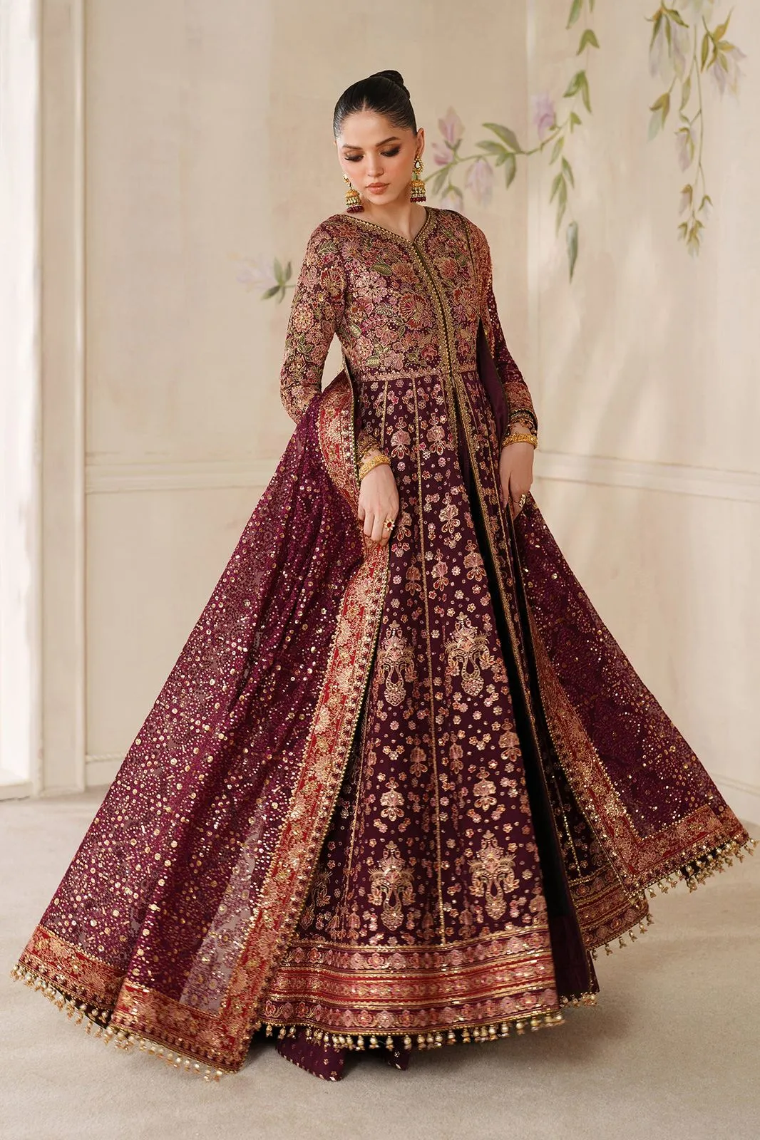 BAROQUE STITCHED EMBROIDERED CHIFFON CH14-05