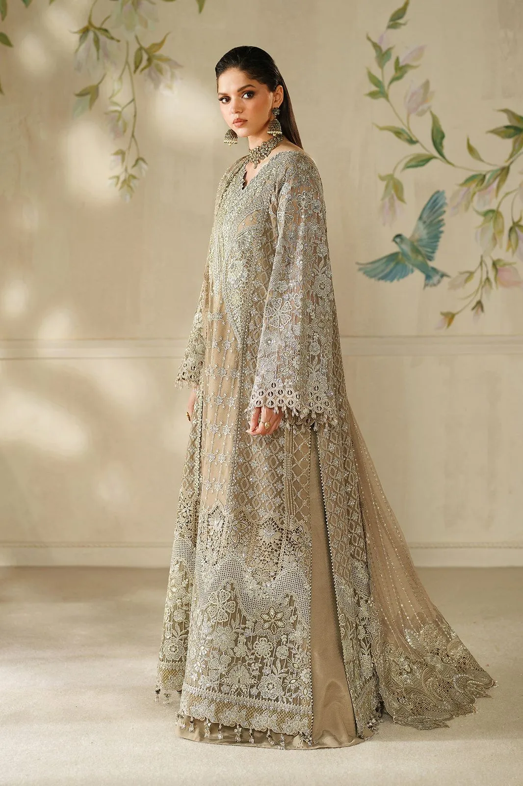BAROQUE STITCHED EMBROIDERED CHIFFON CH14-08 