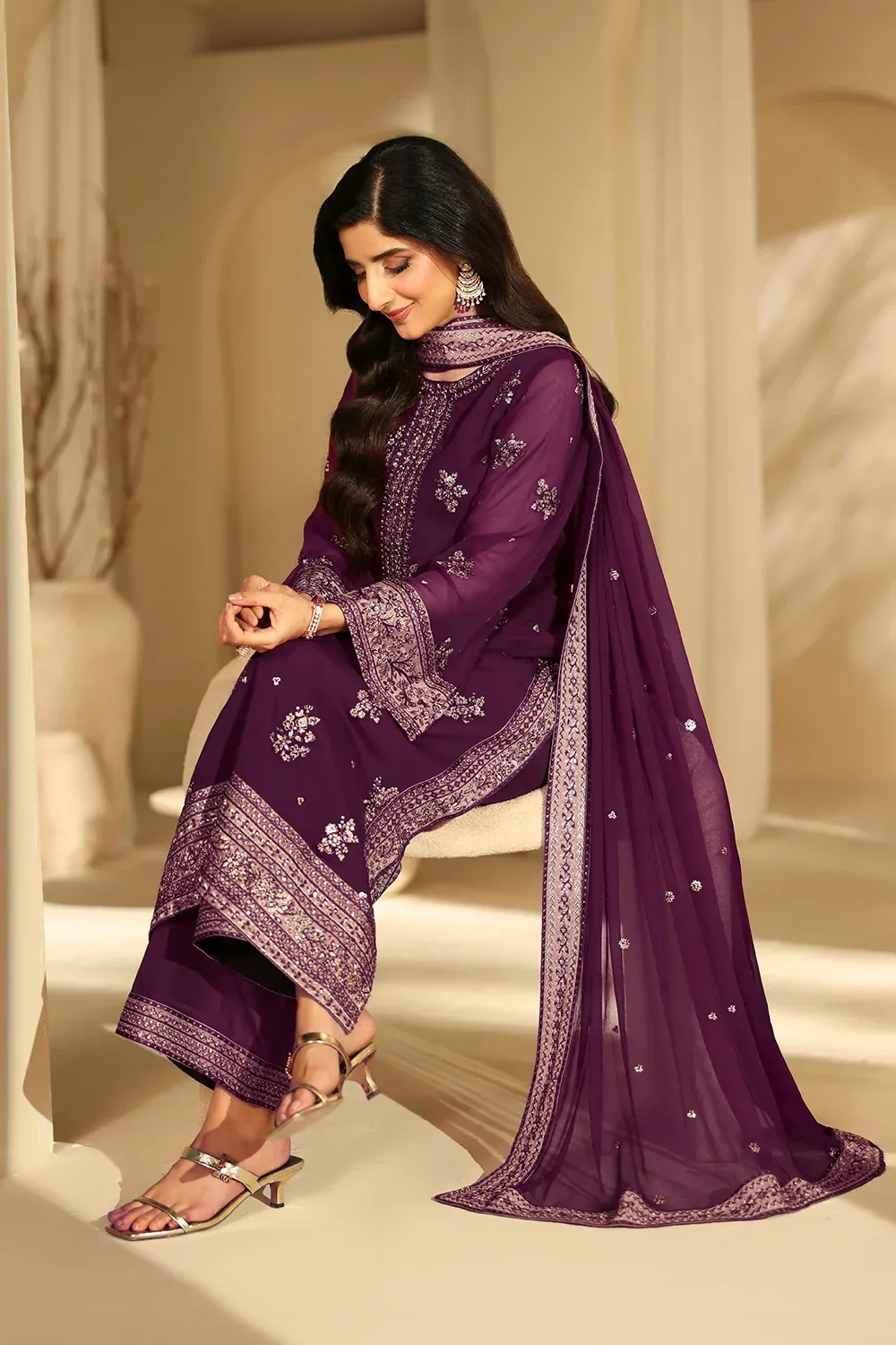 AZURE LUXE Burgundy Blossom