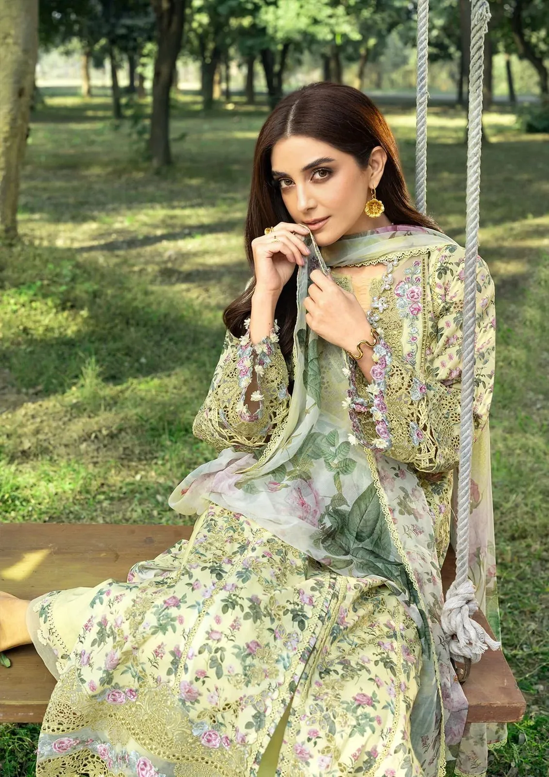 ELAF CHICKENKARI PRINT -26