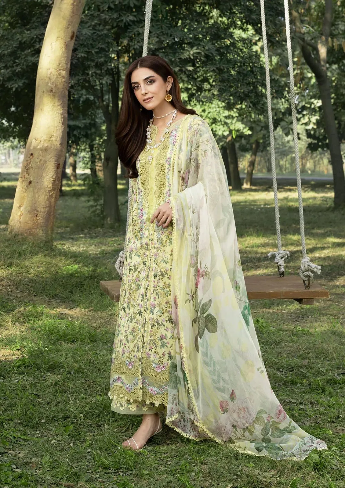 ELAF CHICKENKARI PRINT -26