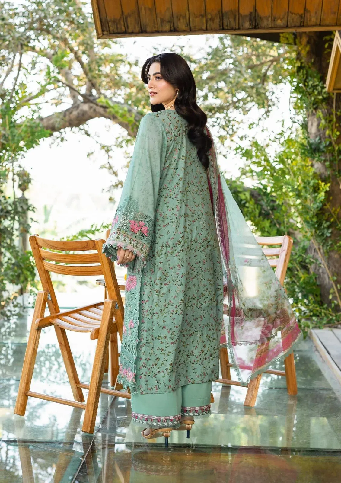 ELAF CHICKENKARI PRINT -26