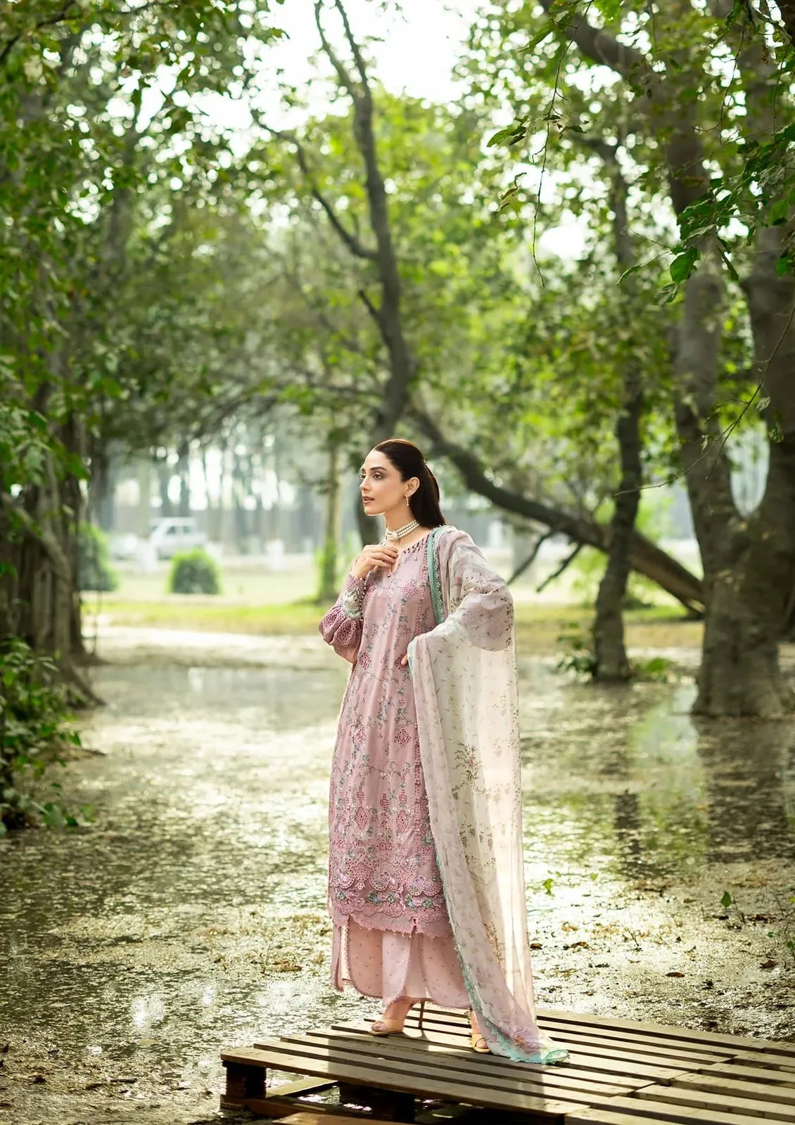 ELAF CHICKENKARI PRINT -26
