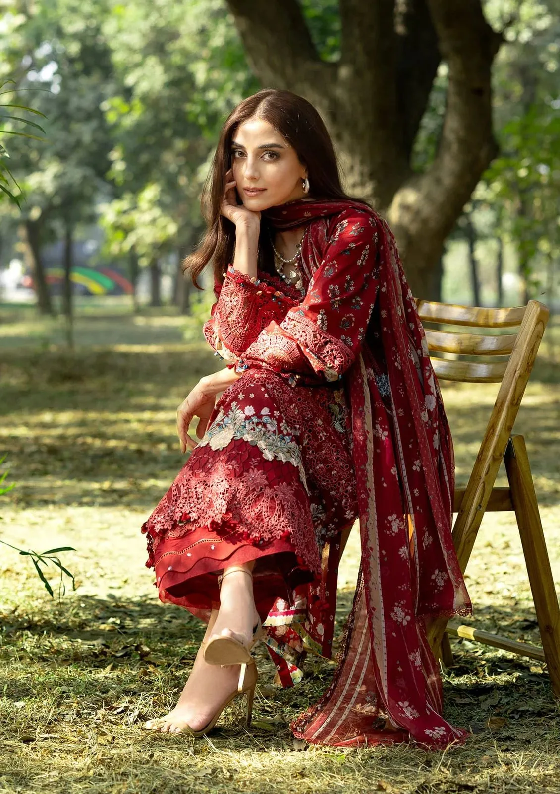 ELAF CHICKENKARI PRINT -26