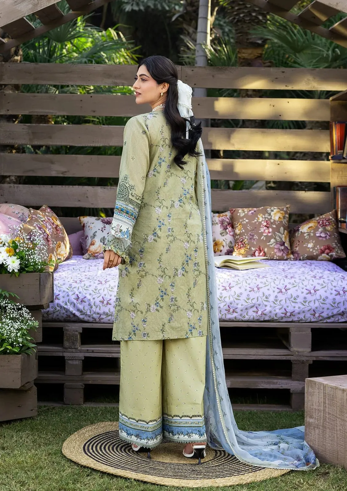 ELAF CHICKENKARI PRINT -26