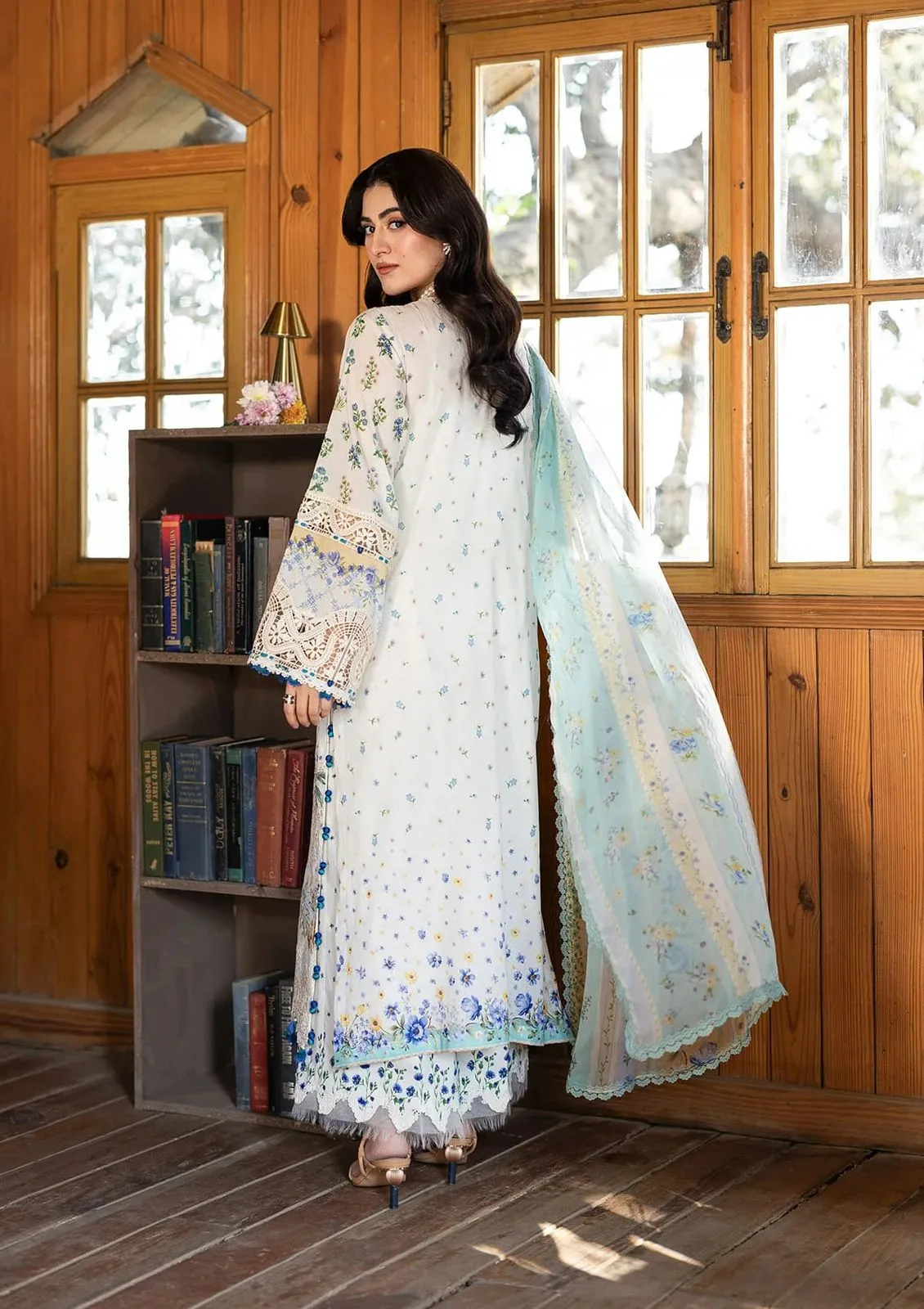 ELAF CHICKENKARI PRINT -26