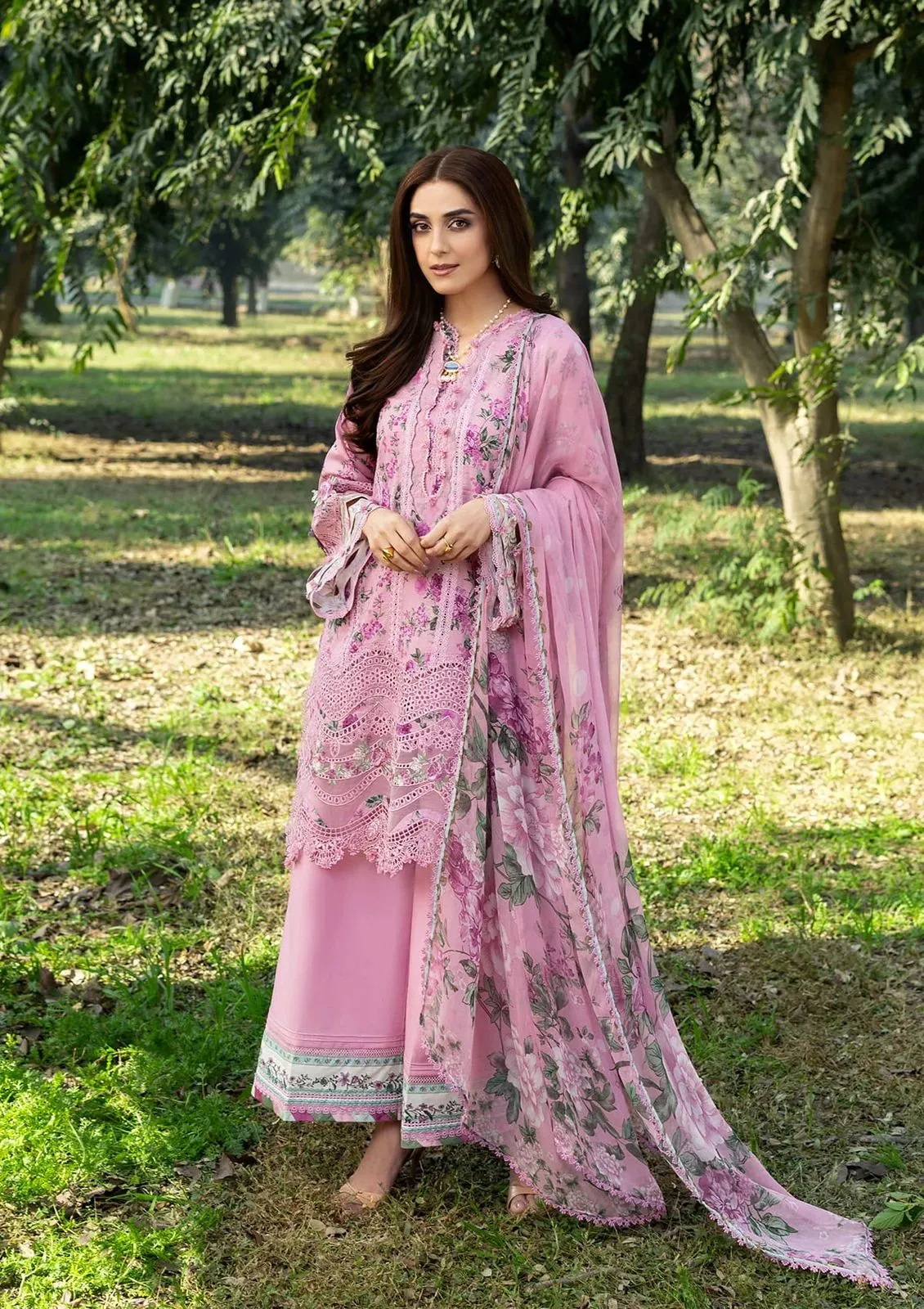 ELAF CHICKENKARI PRINT -26