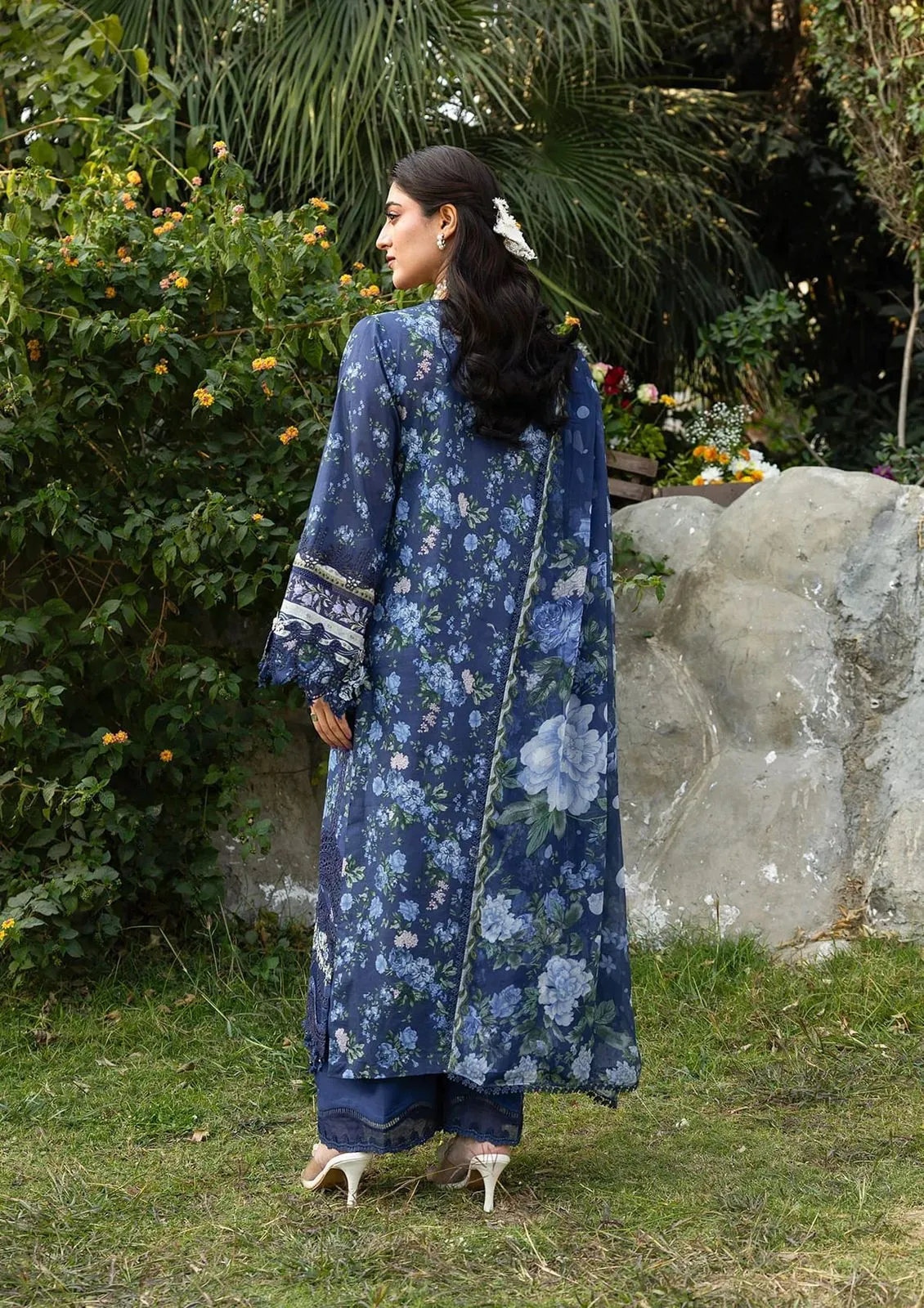 ELAF CHICKENKARI PRINT -26