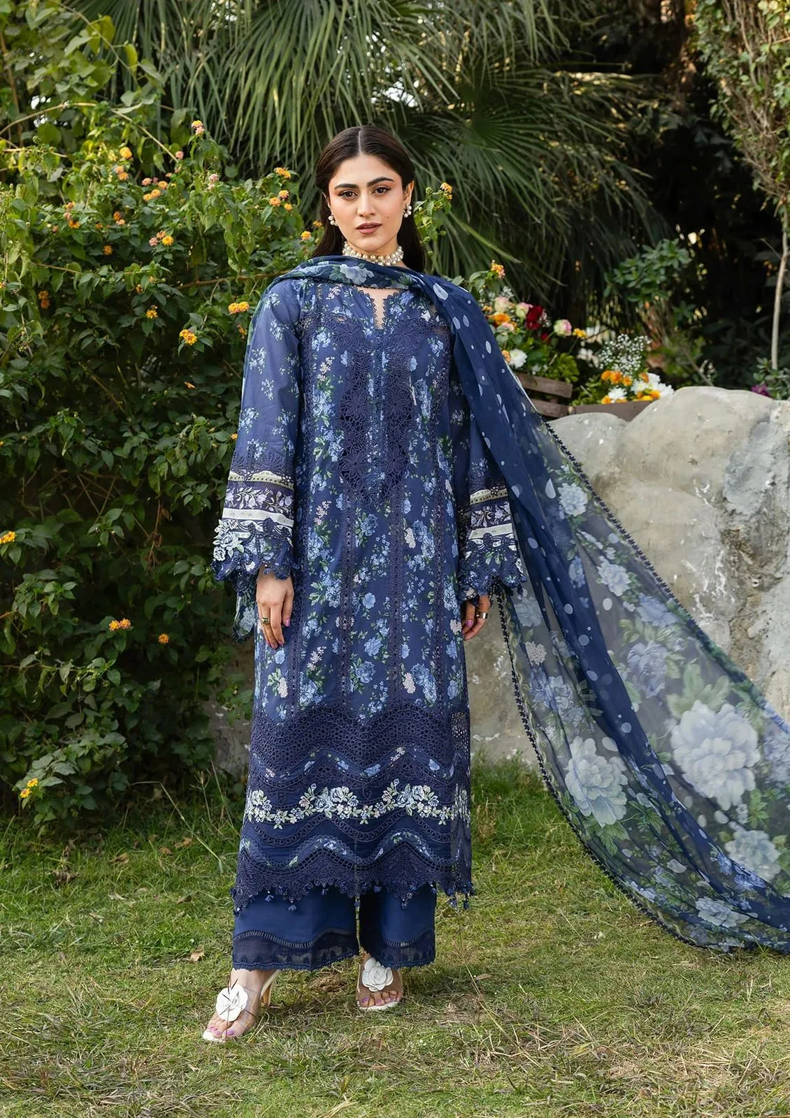 ELAF CHICKENKARI PRINT -26