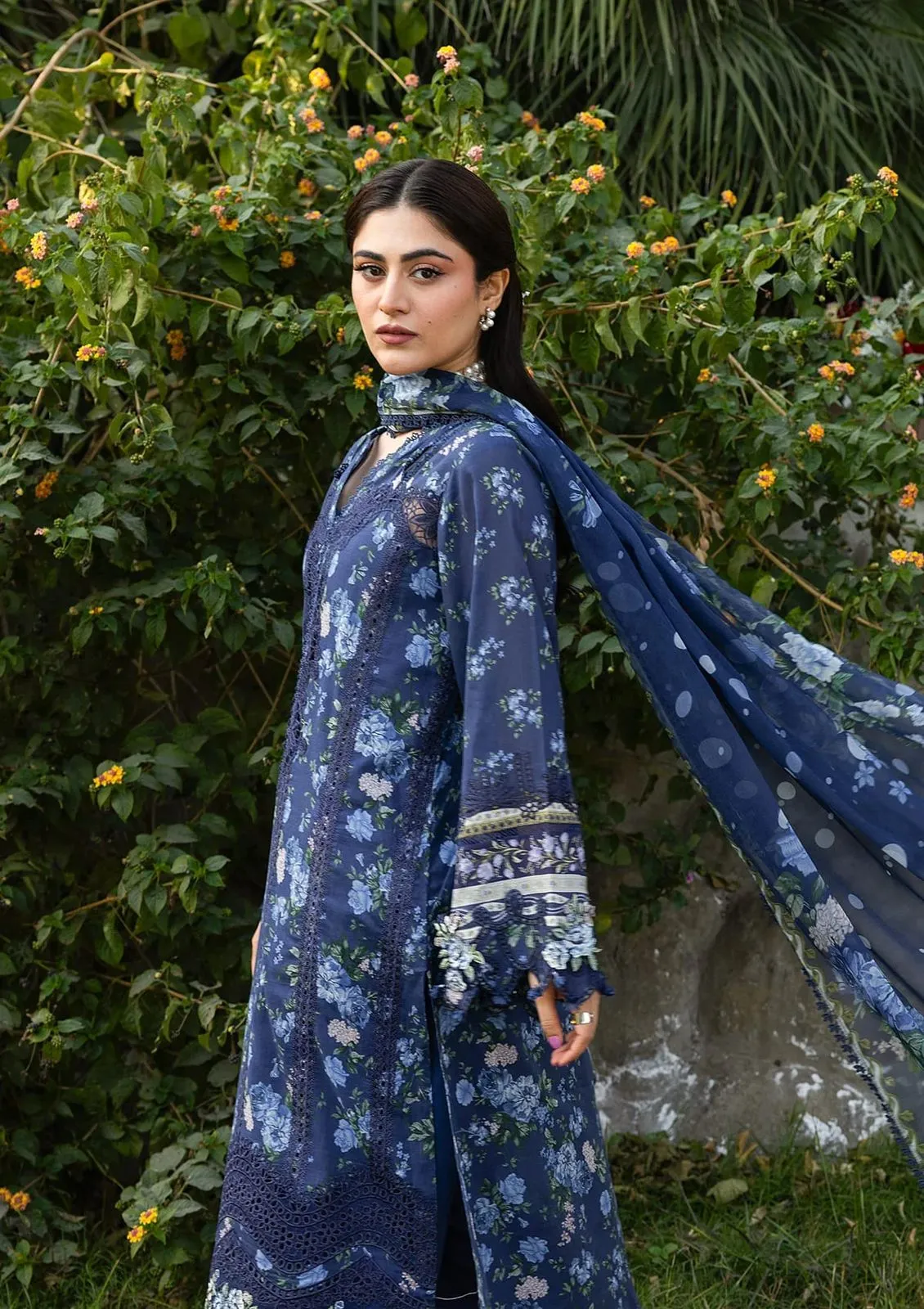 ELAF CHICKENKARI PRINT -26