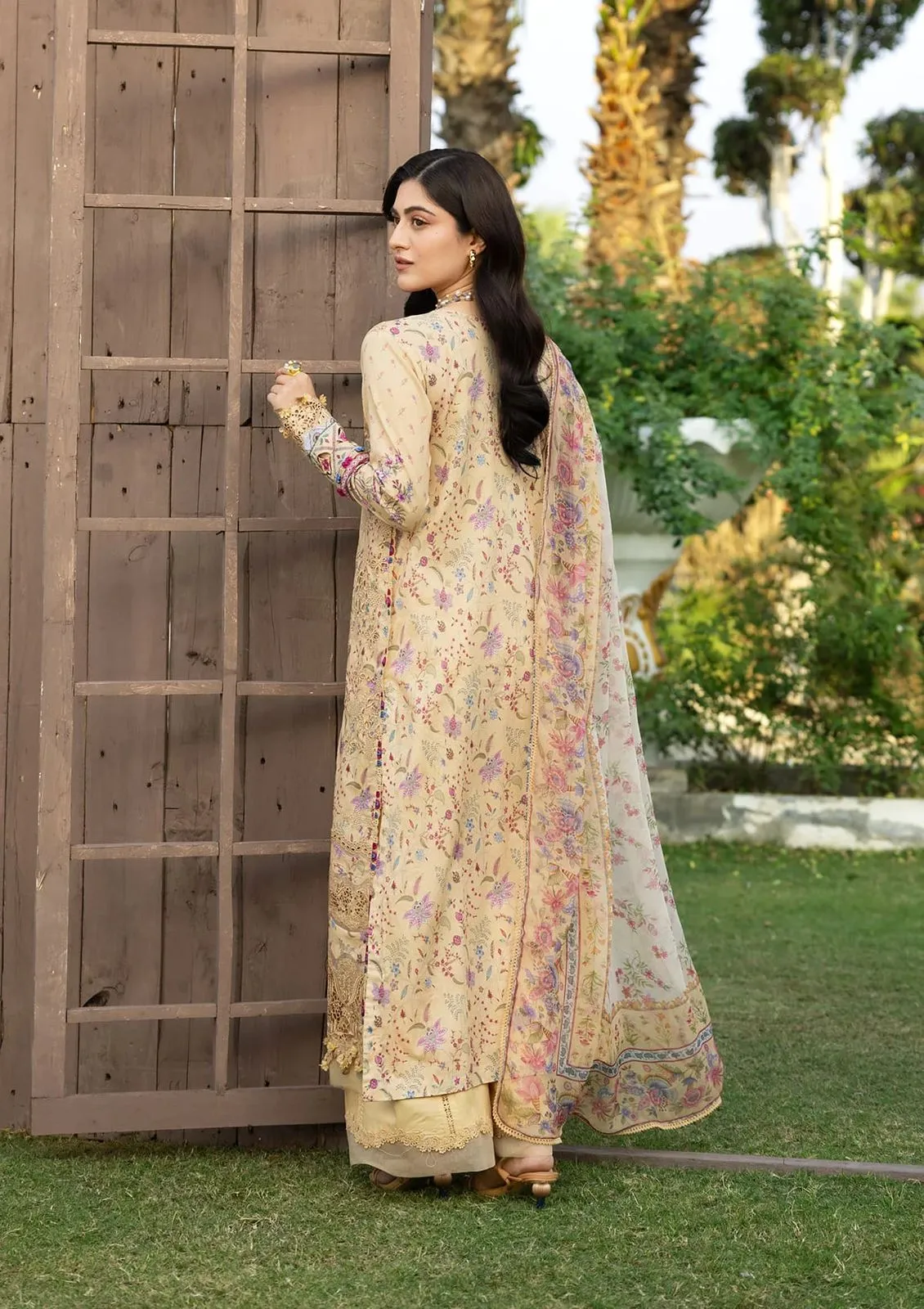 ELAF CHICKENKARI PRINT -26
