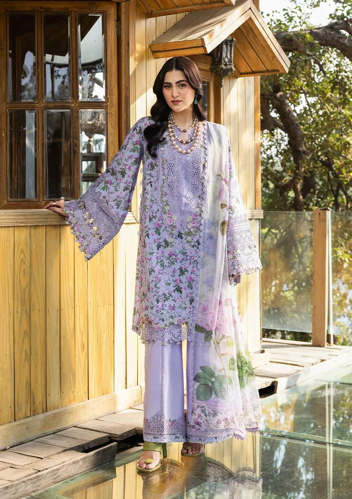 ELAF CHICKENKARI PRINT -26