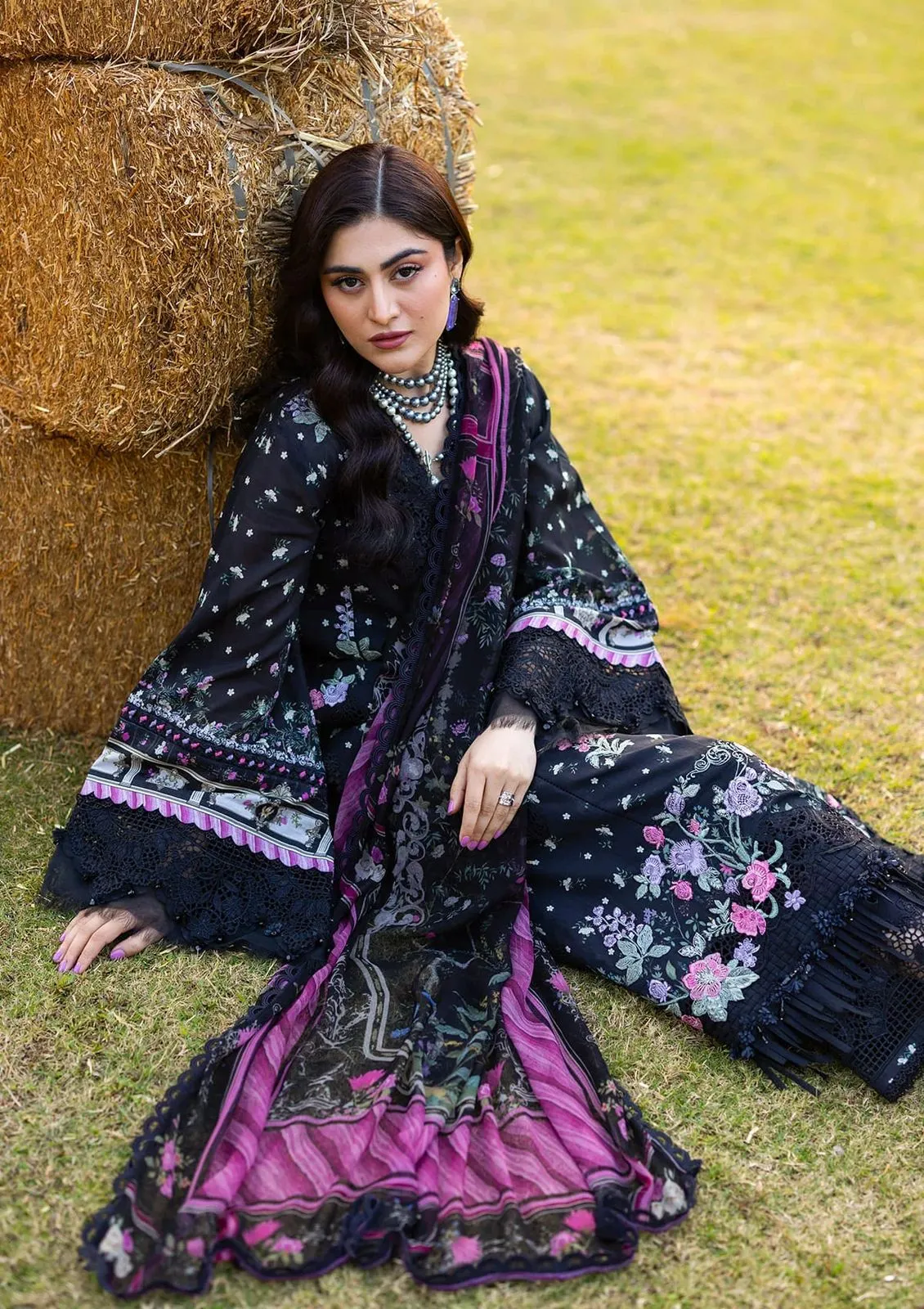 ELAF CHICKENKARI PRINT -26
